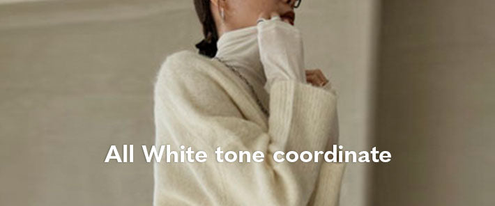 All White tone coordinate