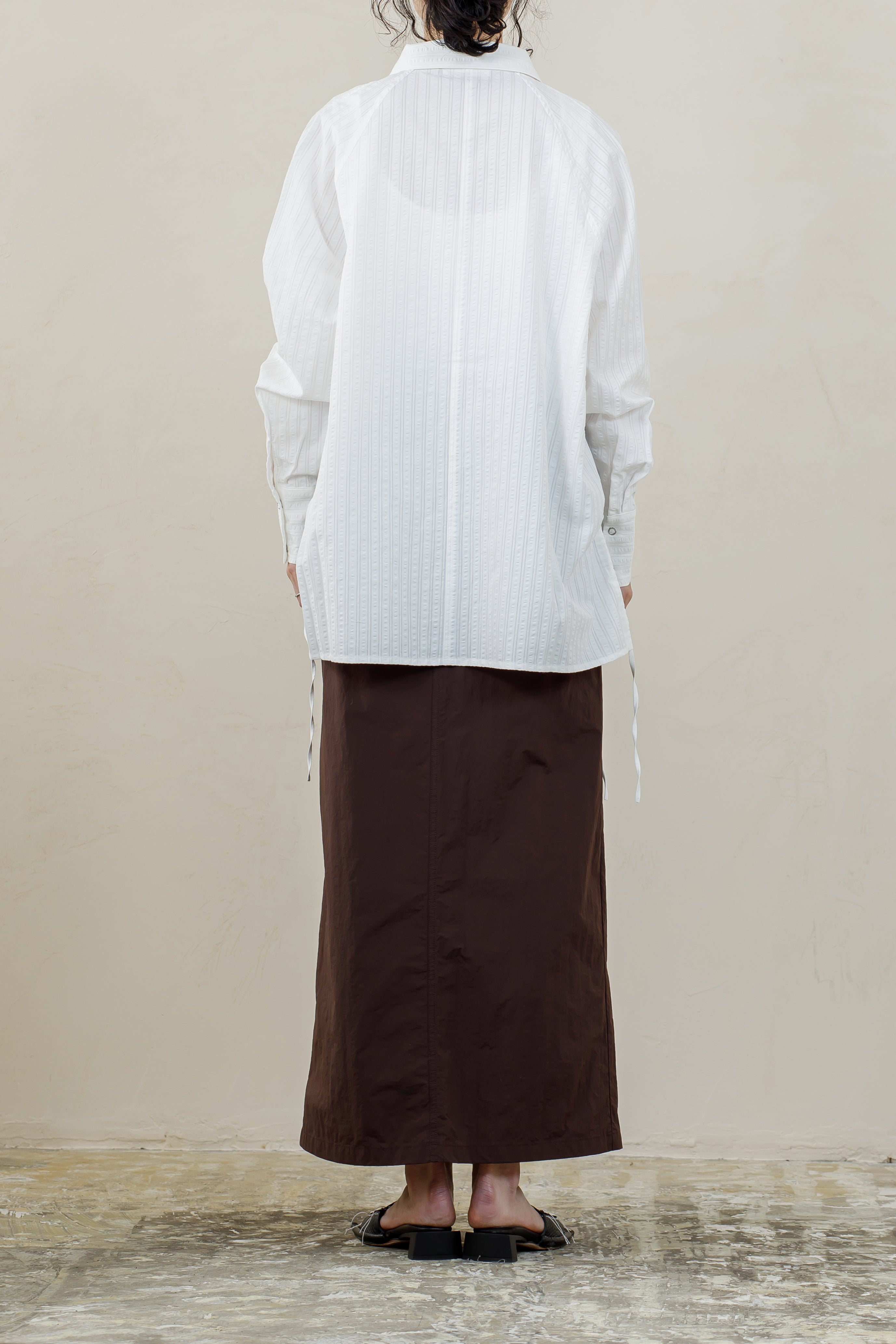 Stripe Drawstring Shirts