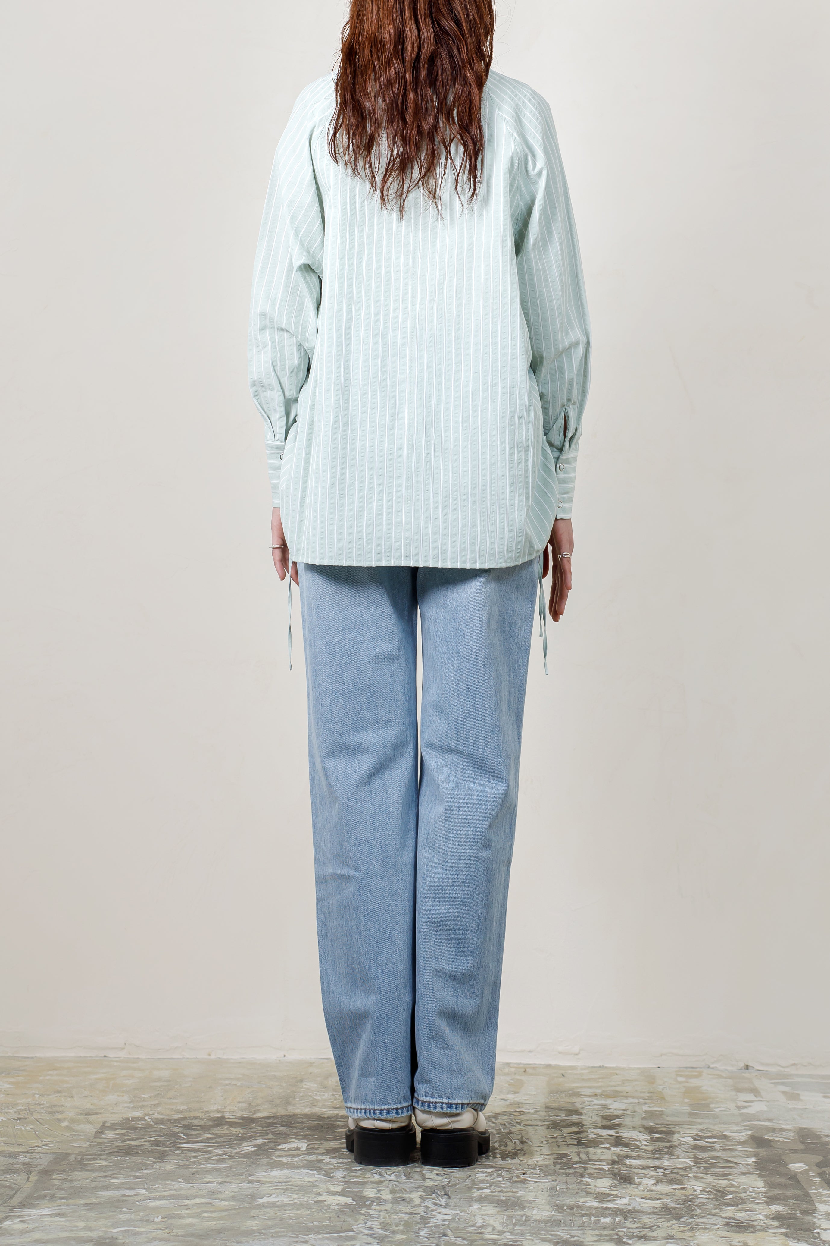 Stripe Drawstring Shirts