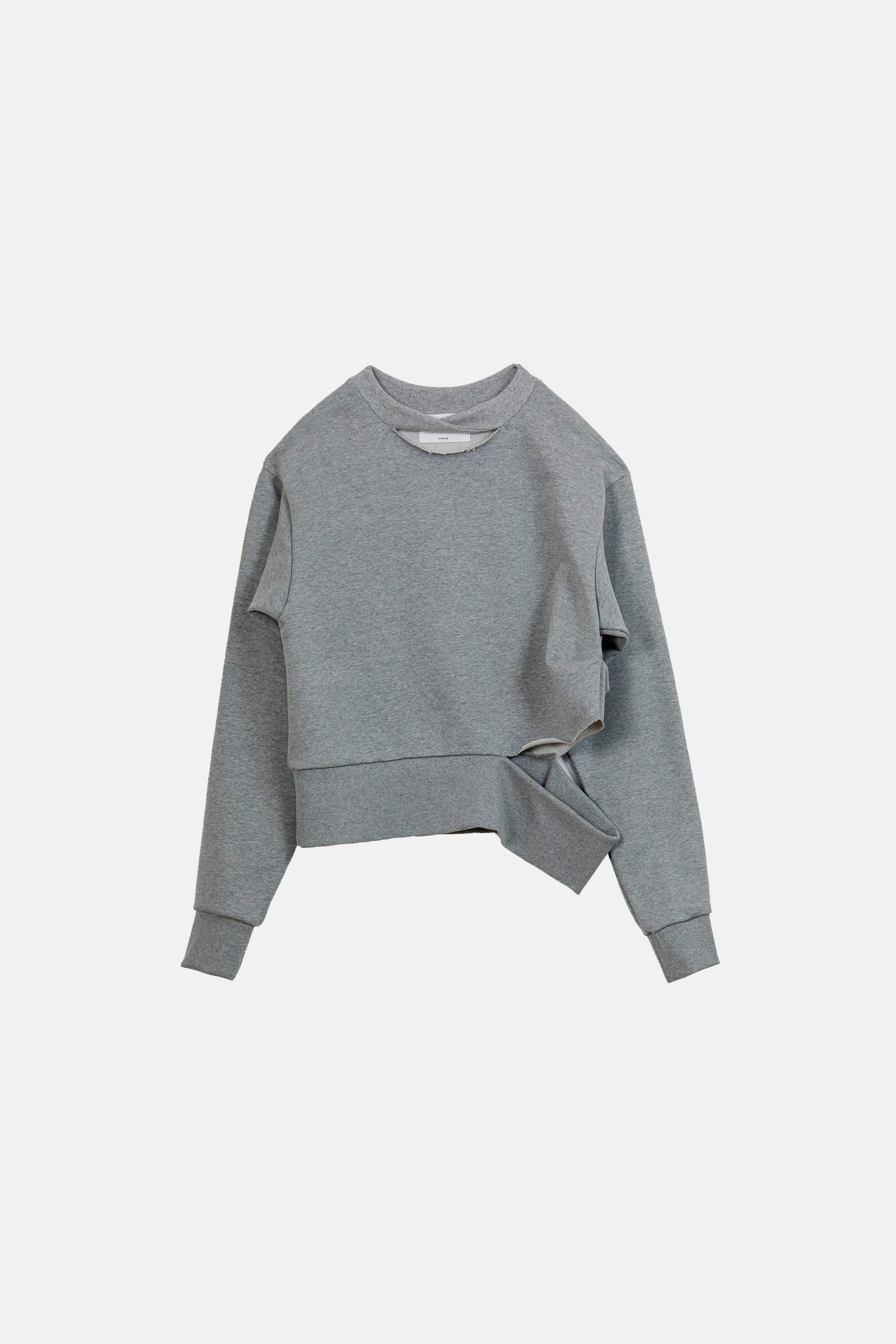 Unisex Cut Off Design Sweat
