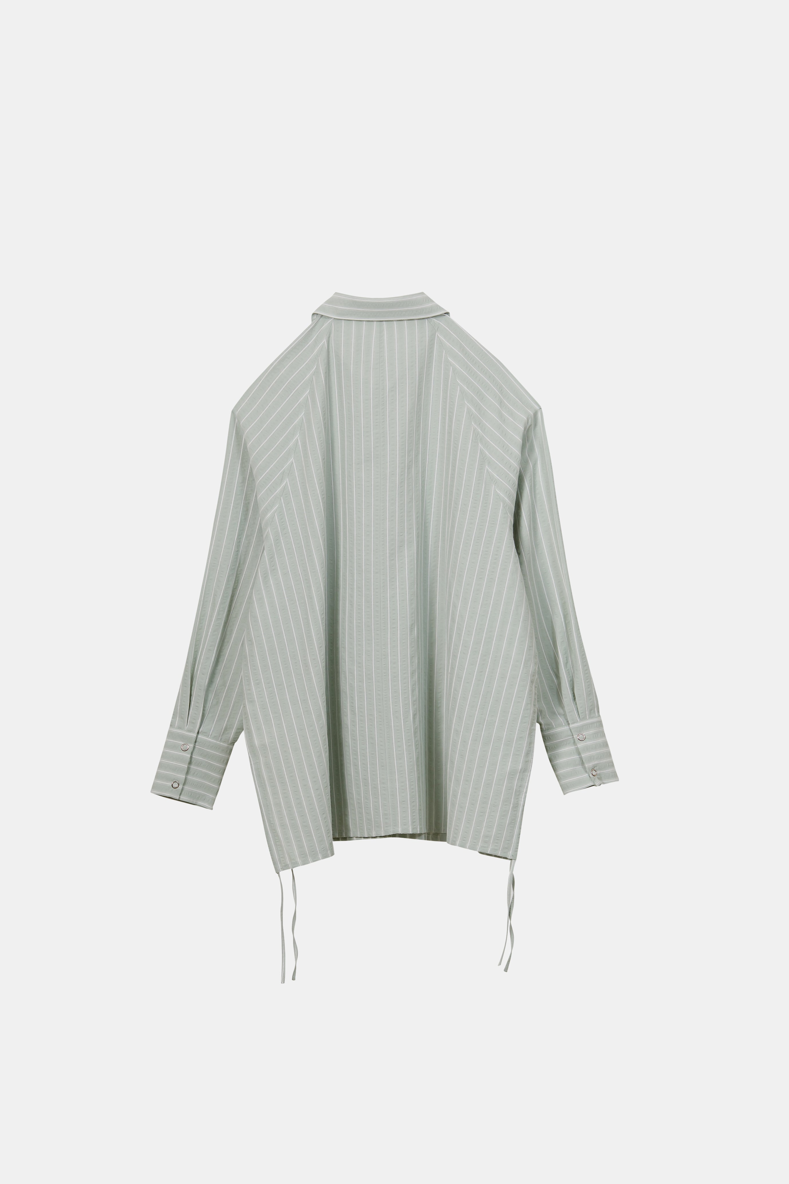 Stripe Drawstring Shirts