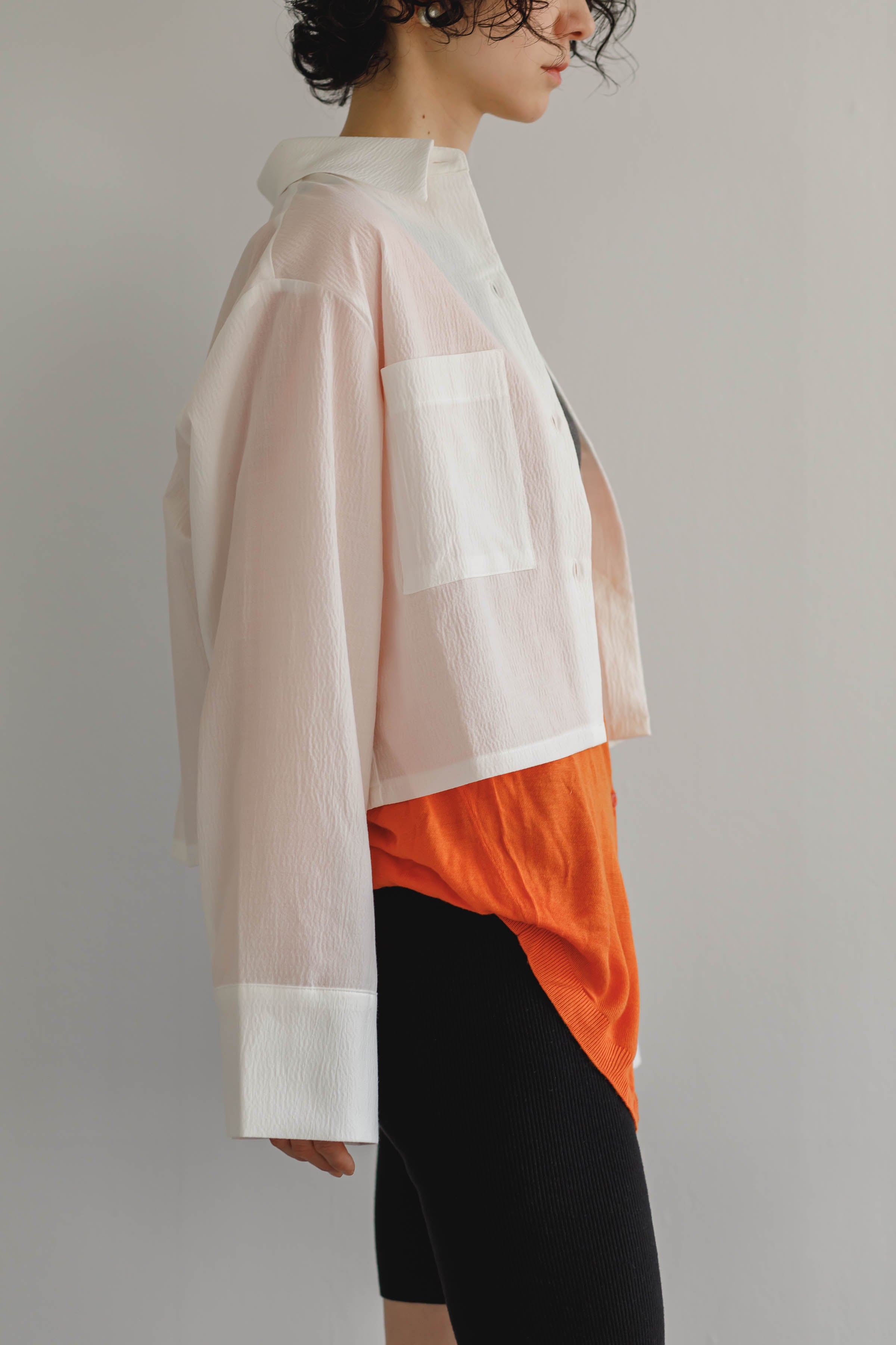 《残り僅か》Cropped Shirts