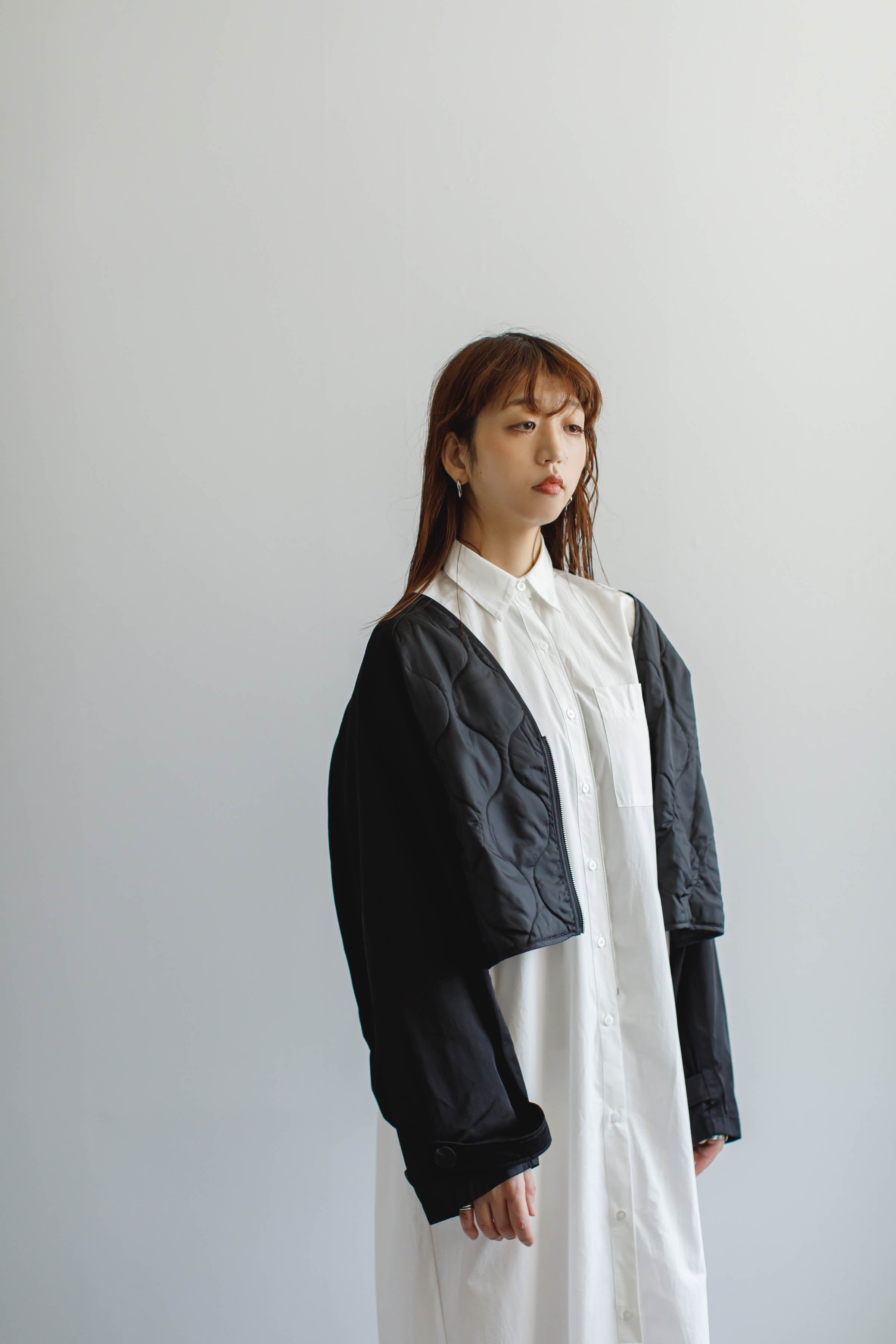 Zip-up shirt One Piece