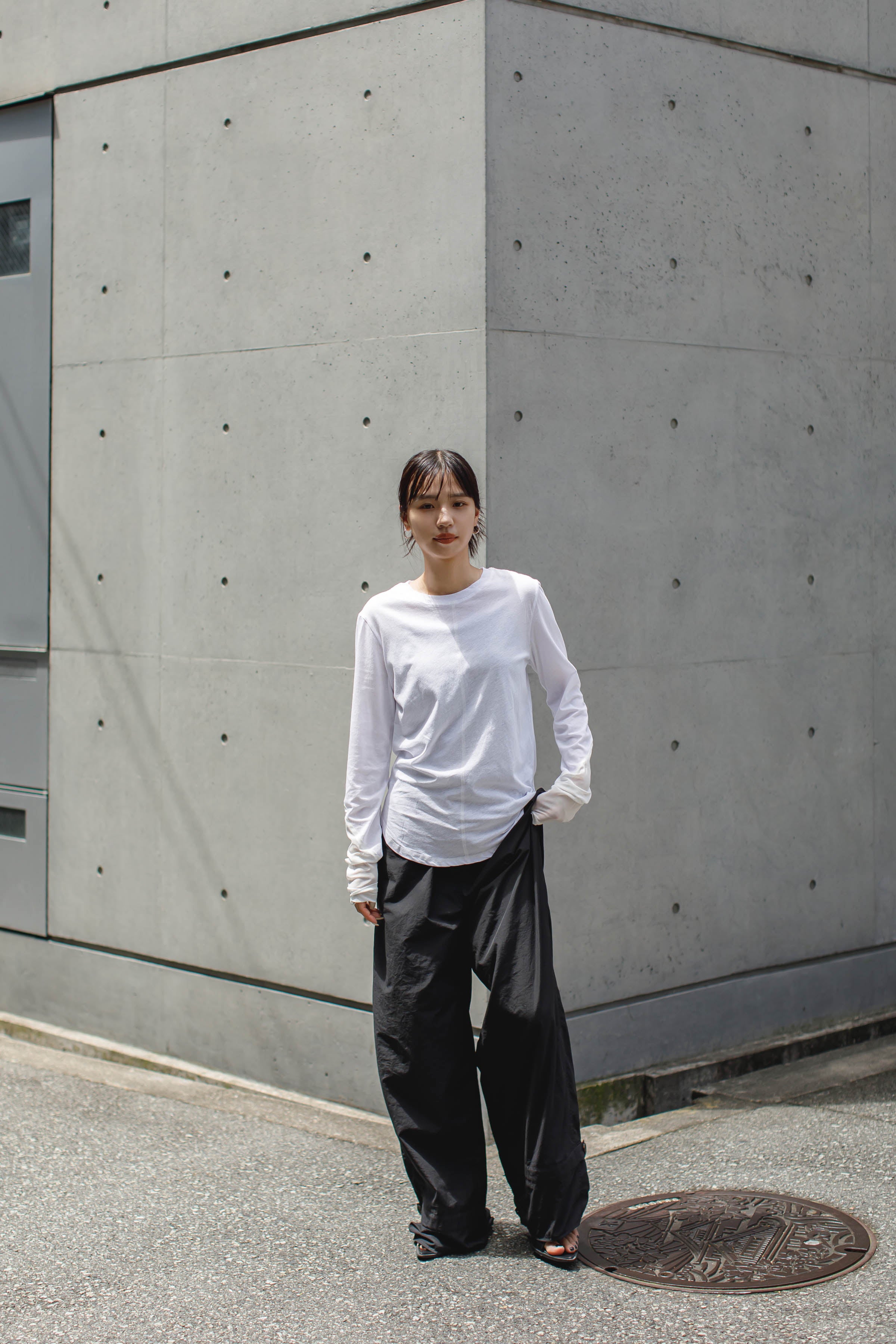 Sheer Sleeve Tight Tops