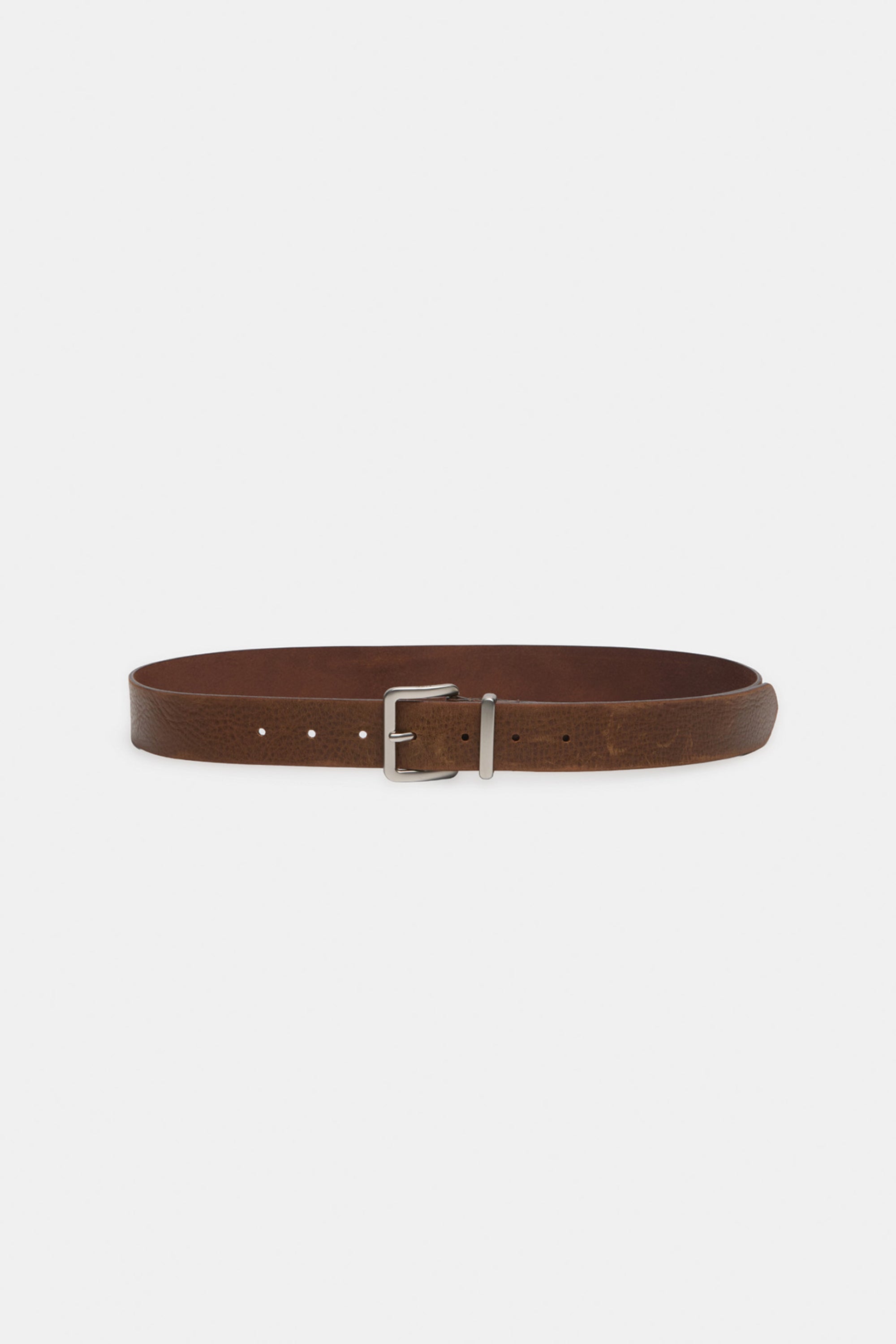 EDGE SANDING COW LEATHER BELT