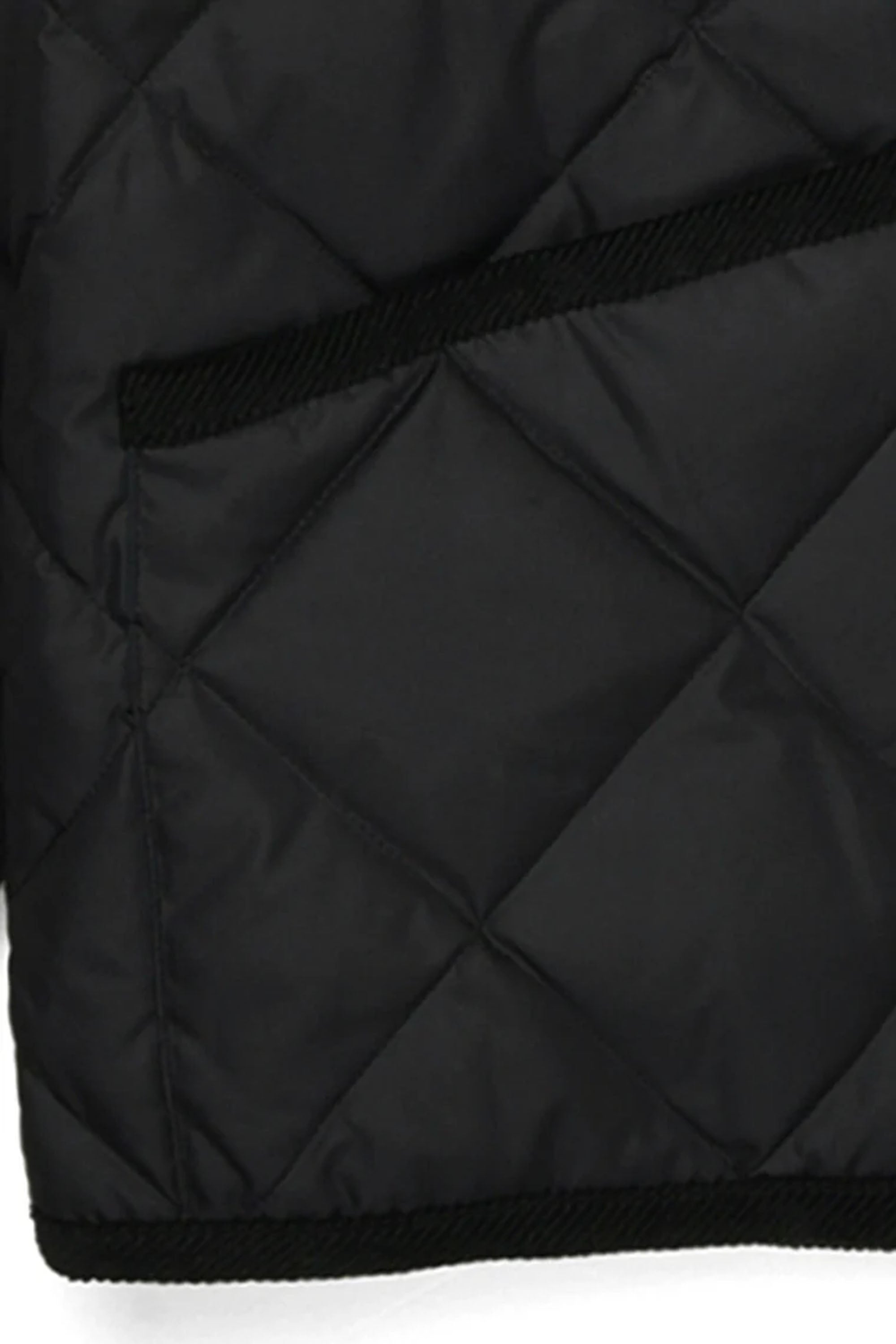 CITY "PIPING COLLAR" DOWN CARDIGAN