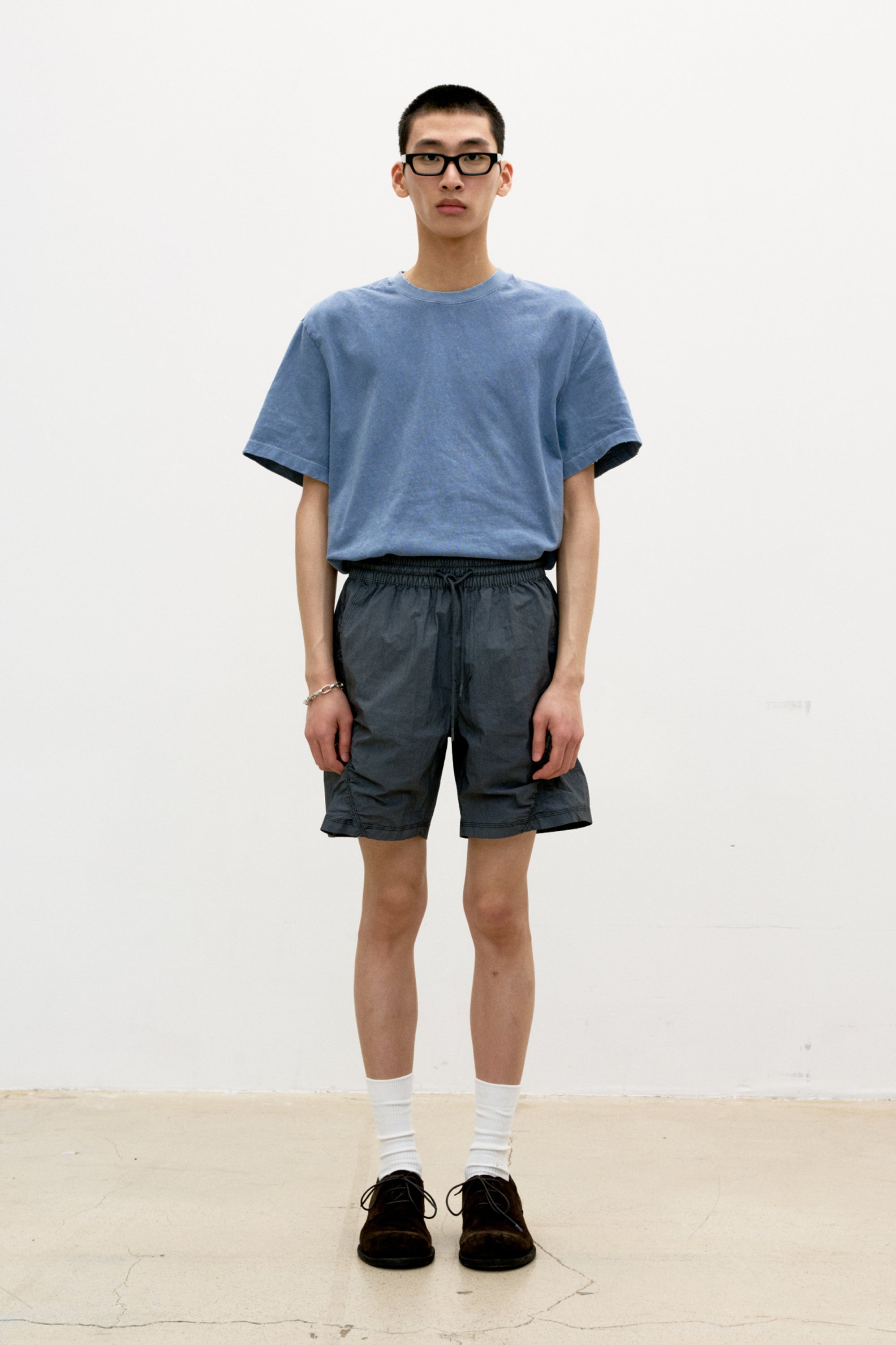 DAMAGED COLOR DYED CROP T-SHIRT