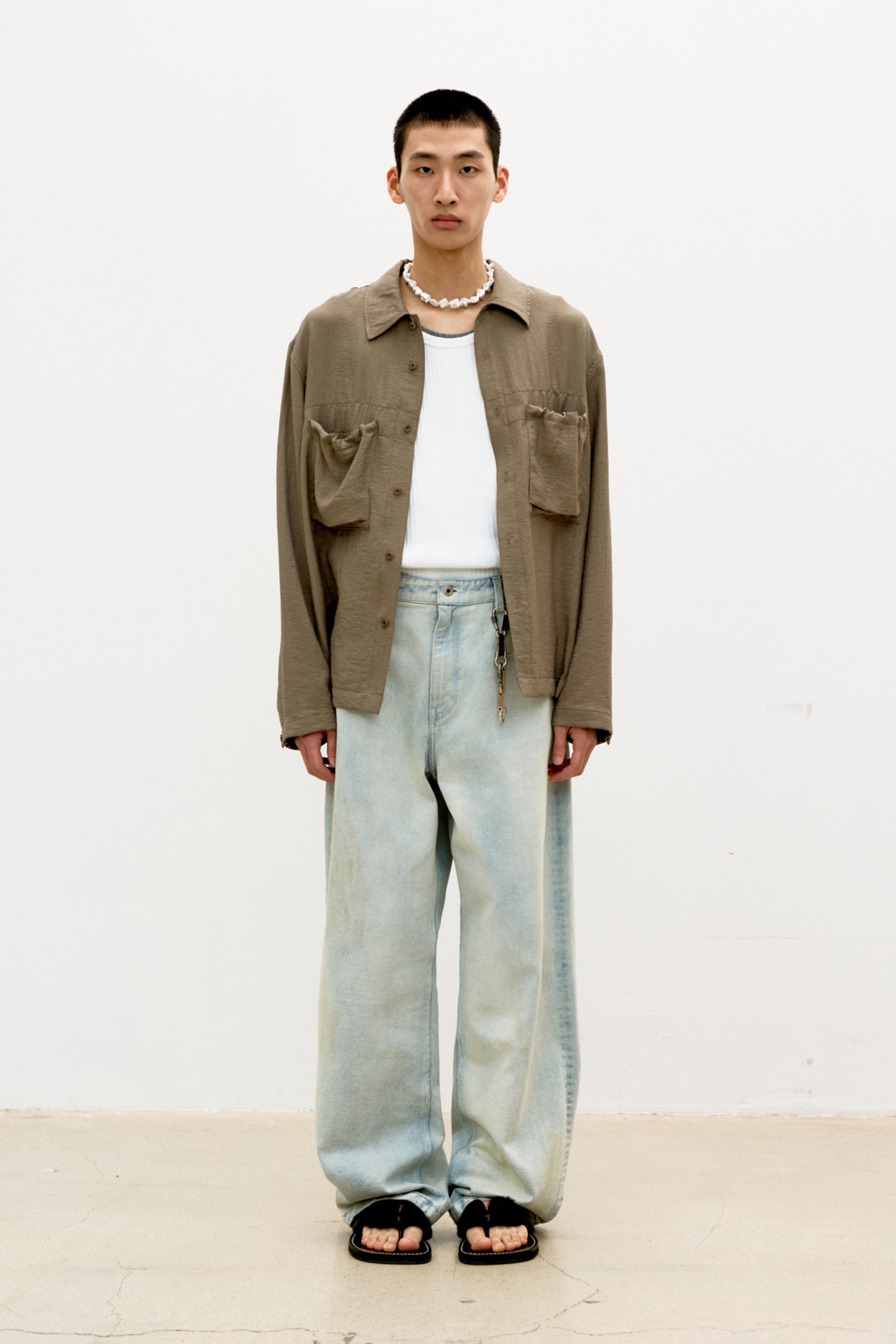 BDU DRAWSTRING RELAXED SHIRT