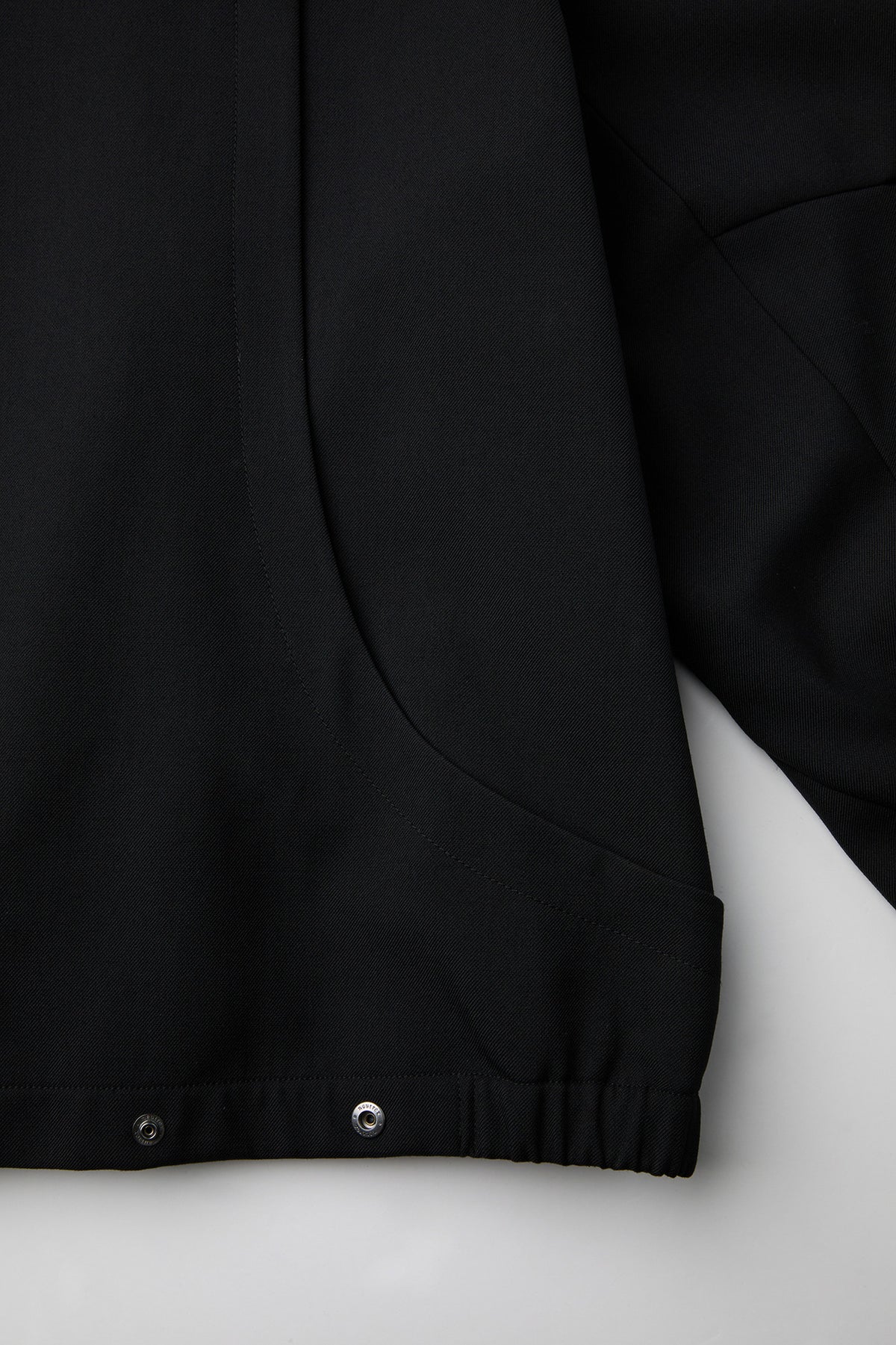 Wool blouson jumper (Black)