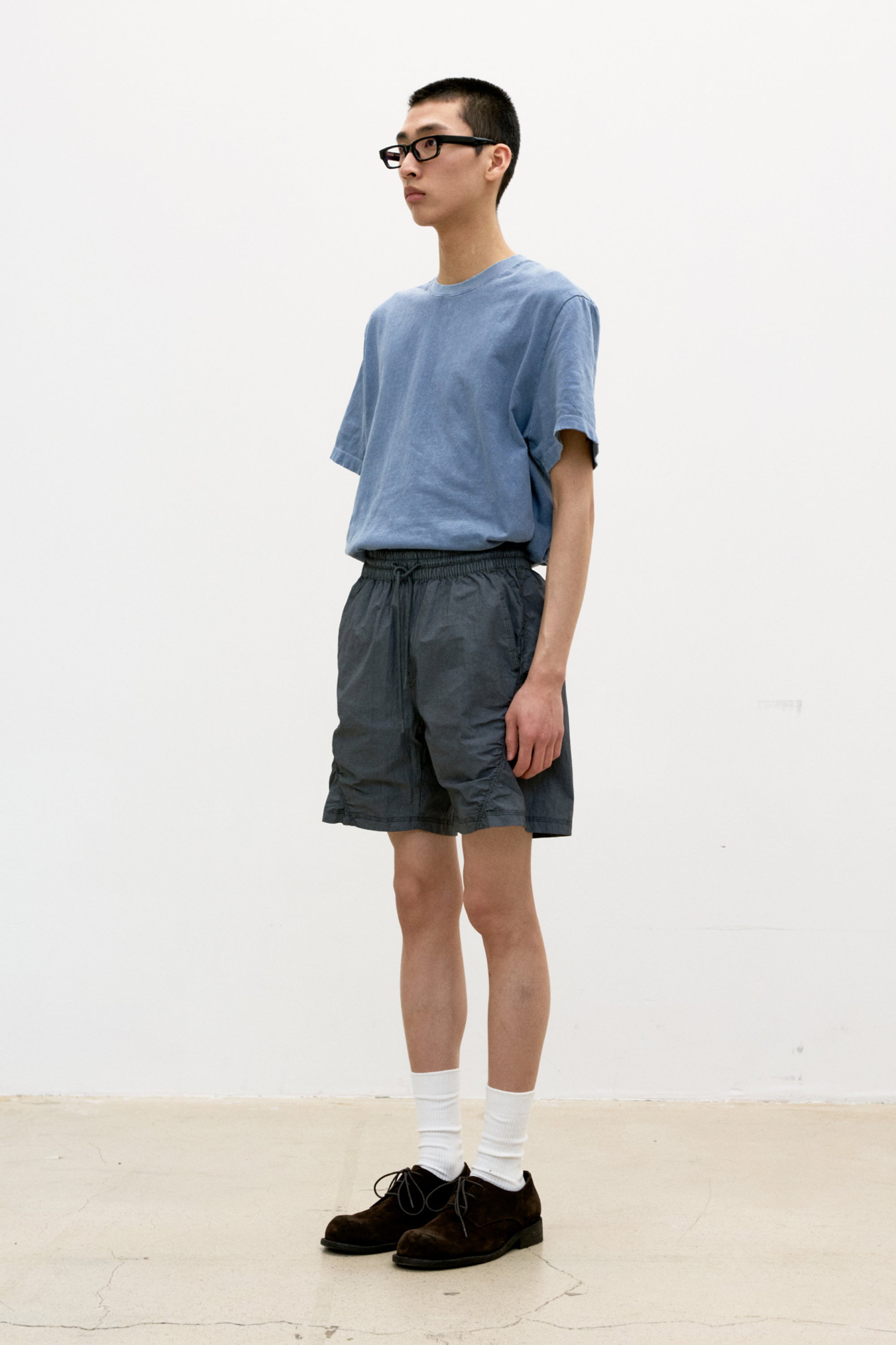 DAMAGED COLOR DYED CROP T-SHIRT