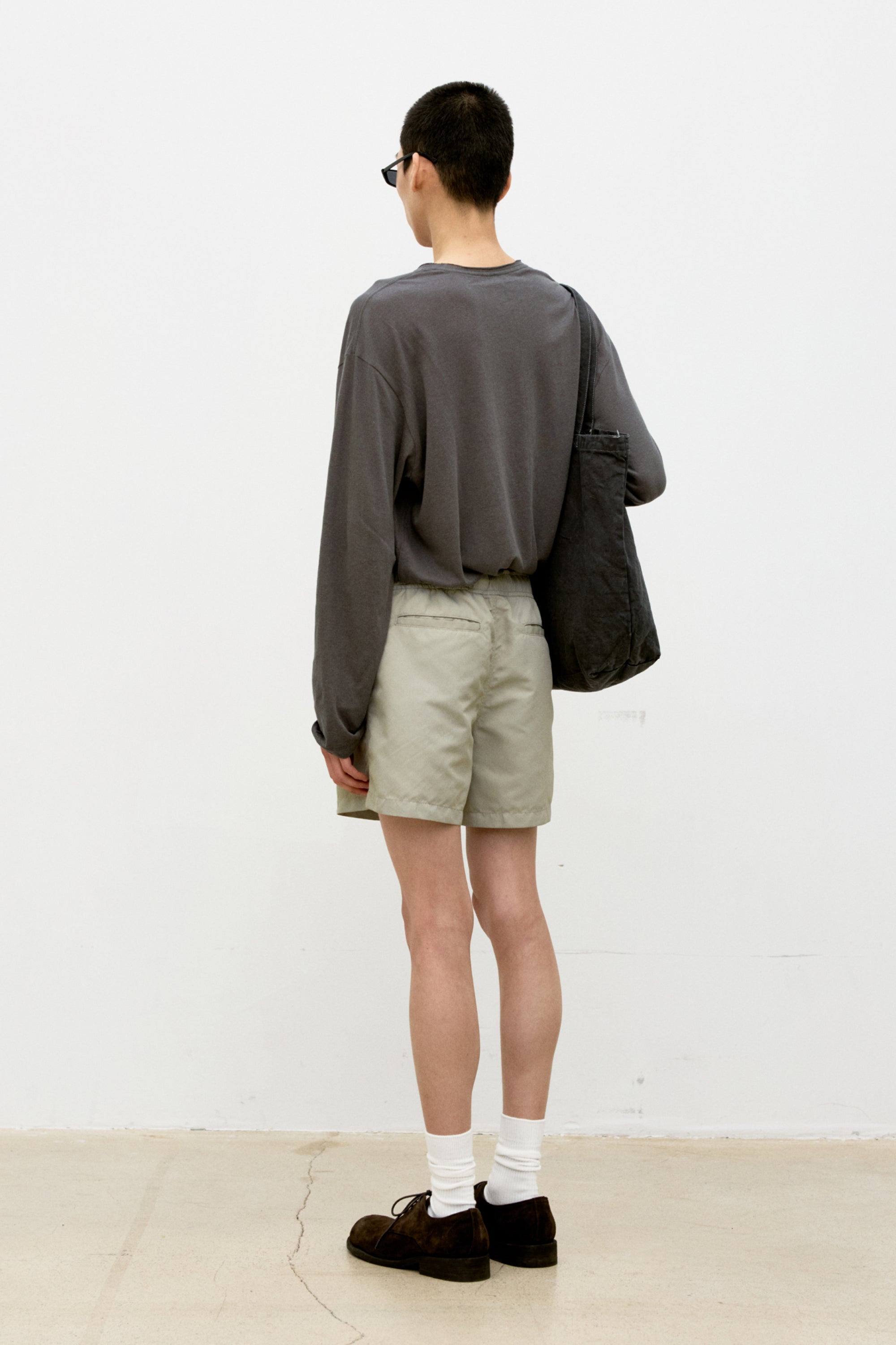 LINEN BLEND LONG SLEEVE T-SHIRT