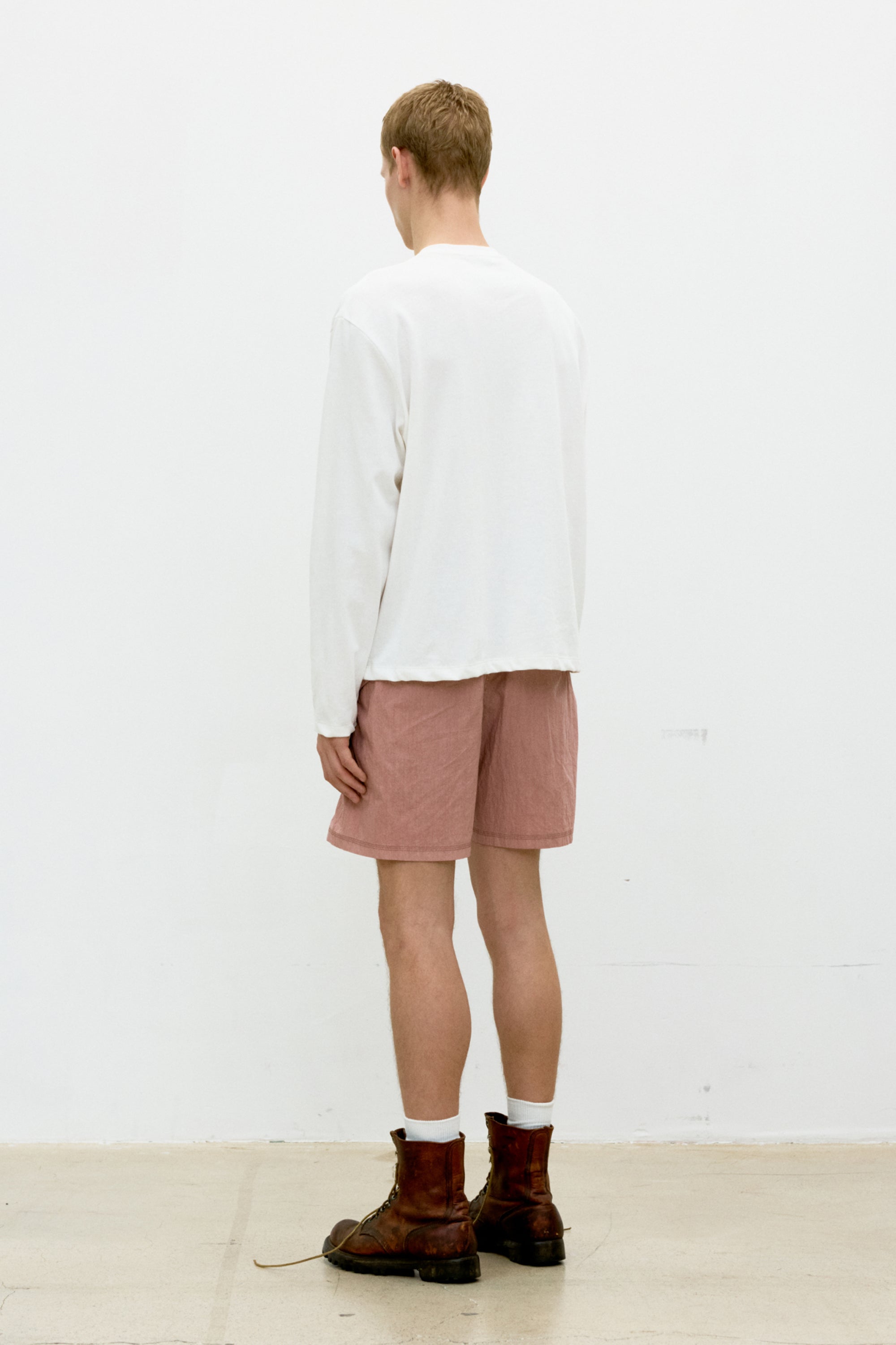ONE-POCKET LONG SLEEVE HENLEY T-SHIRT