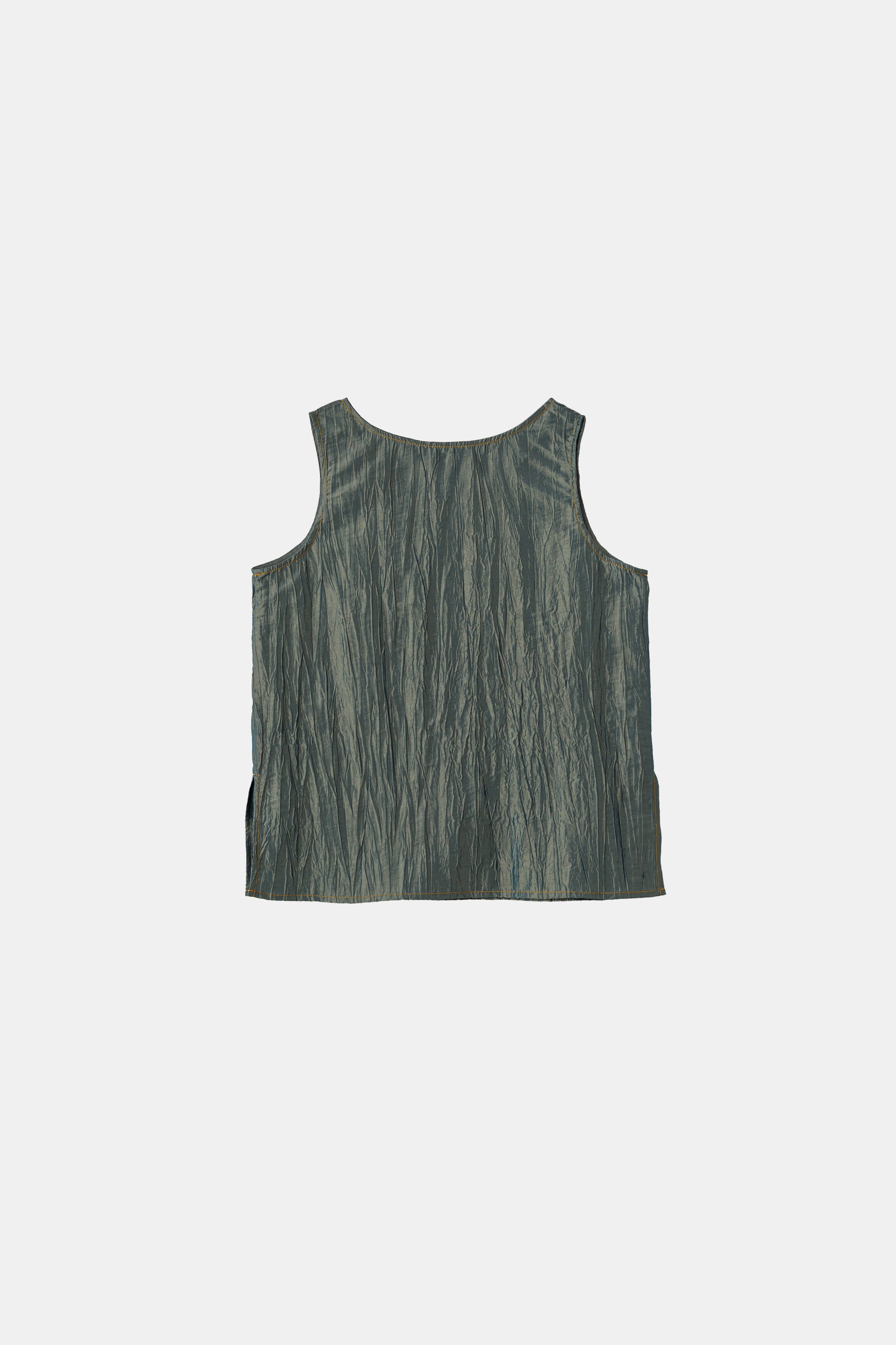 Chambray Stitch Design Tank Top