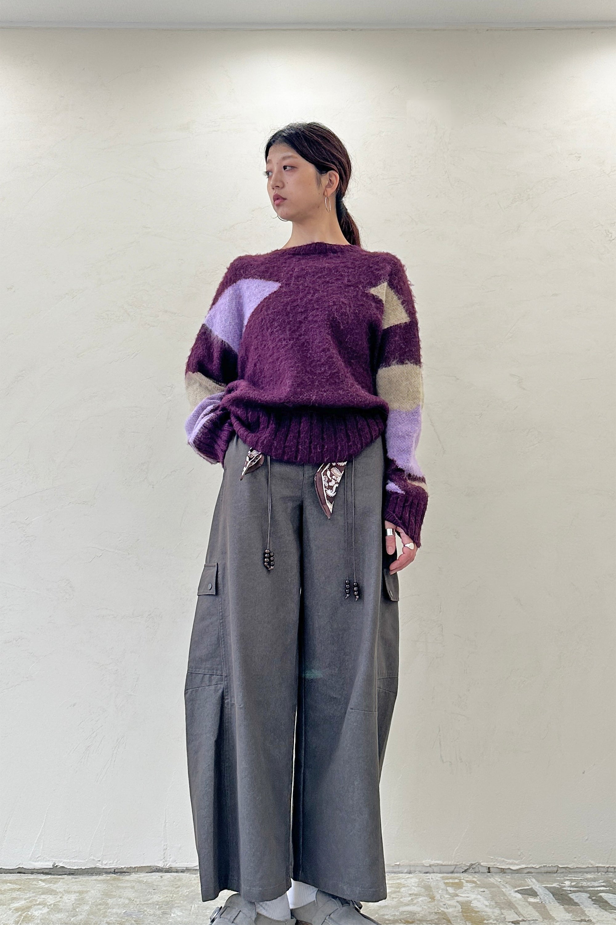 《IMPORT》 Belted Cargo Pants