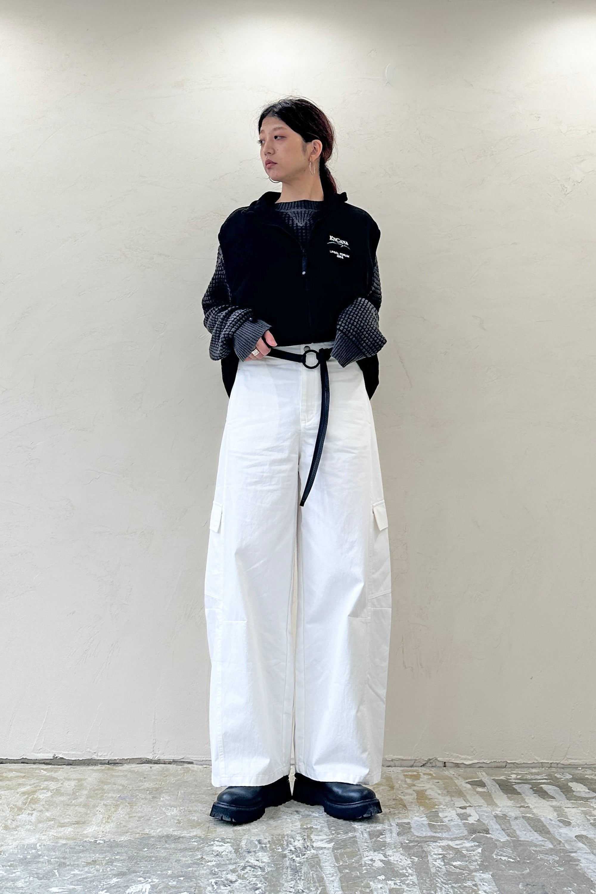 《IMPORT》 Belted Cargo Pants