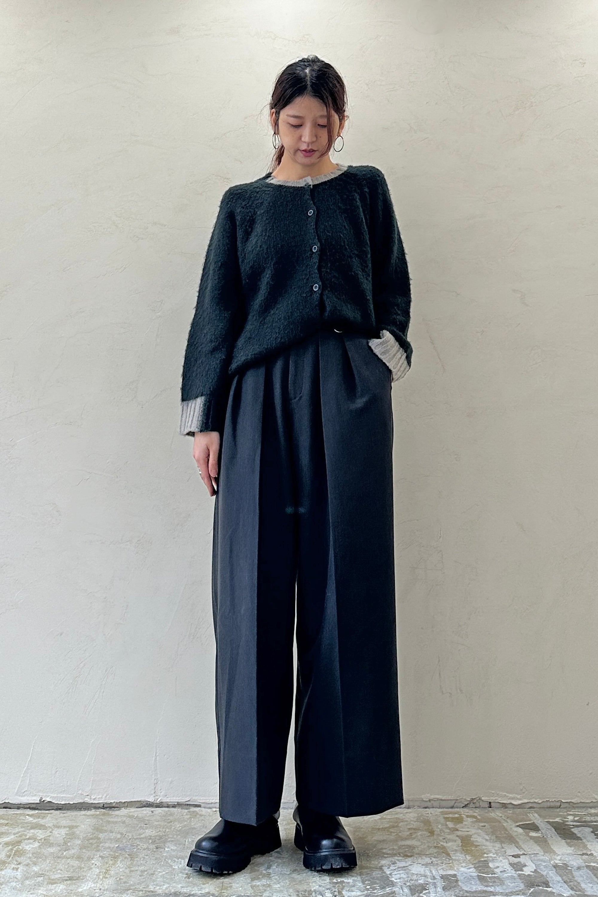 Tuck Wide Pants