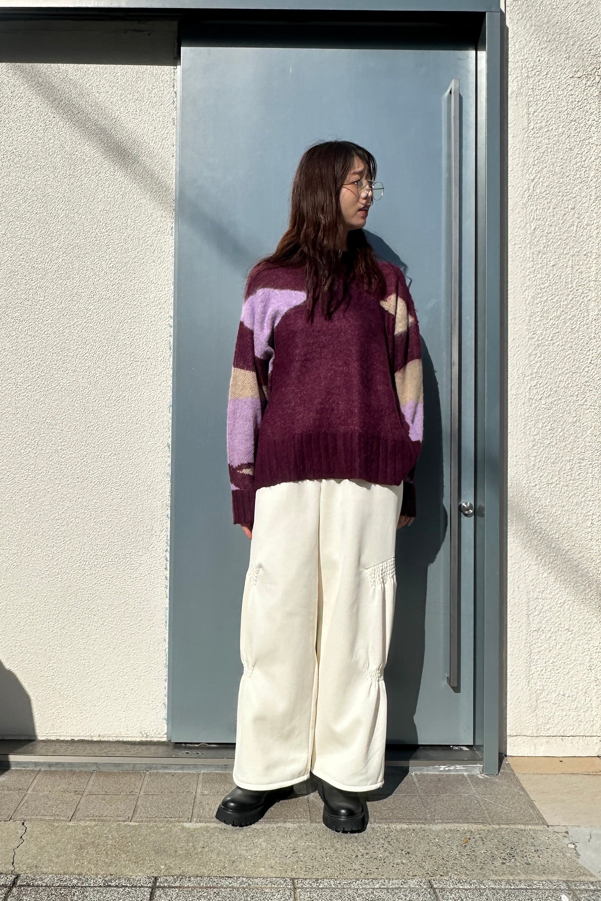 Padded Gathered Pants