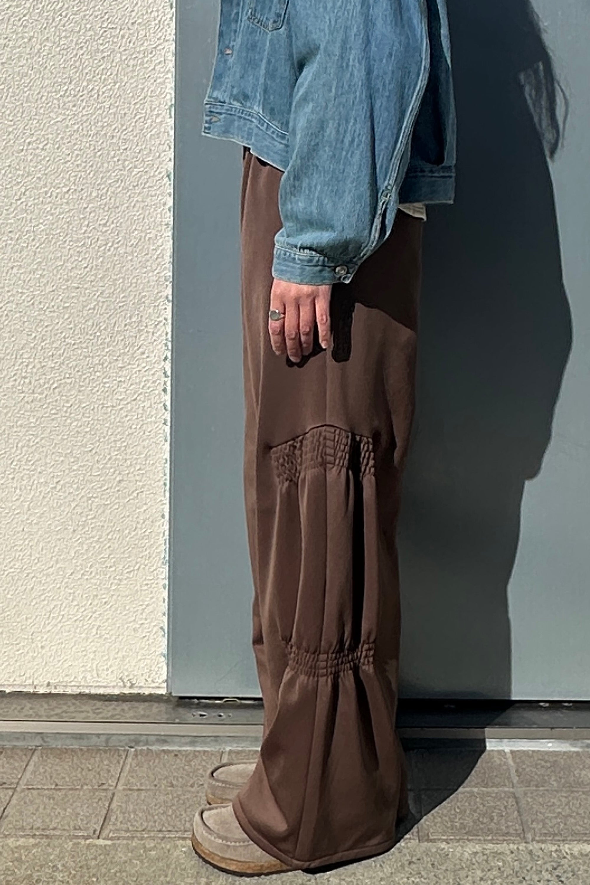 Padded Gathered Pants