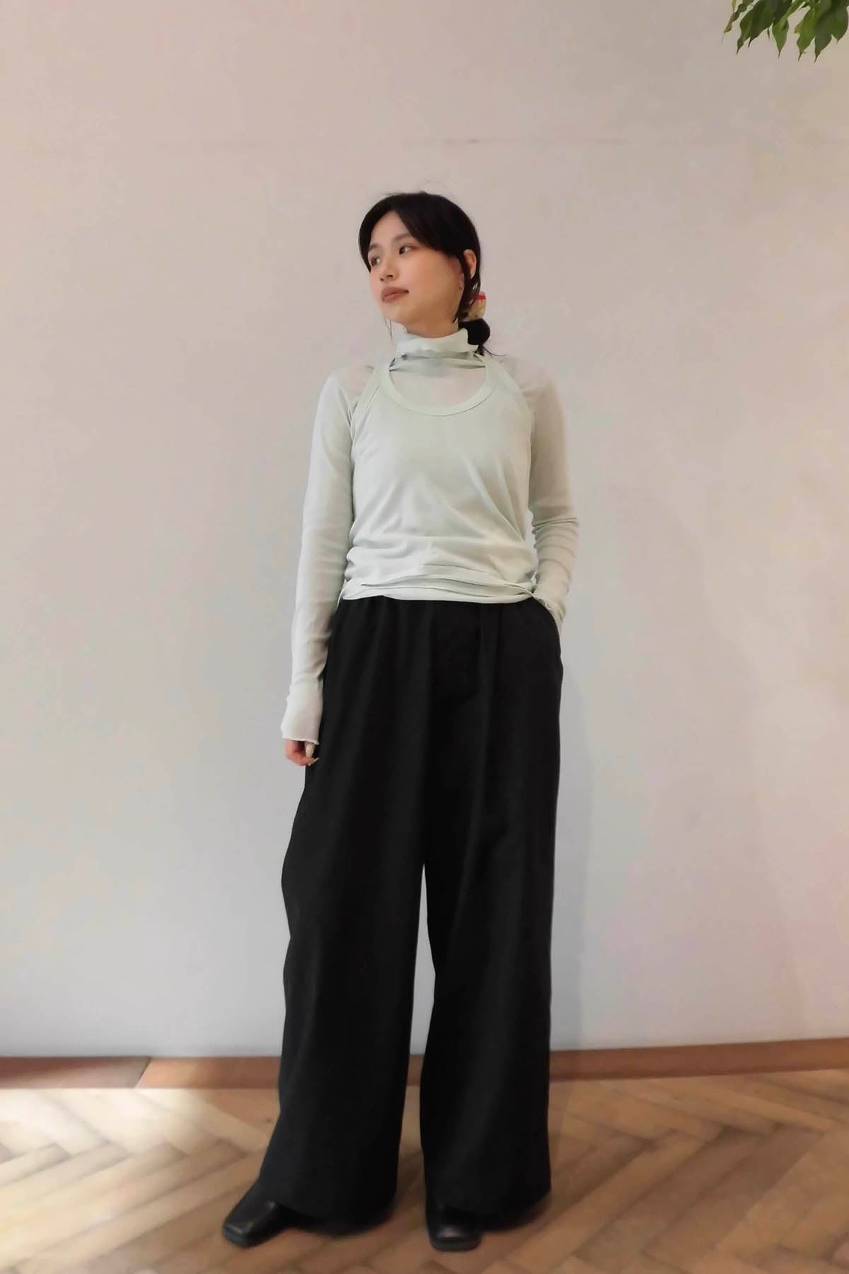 Belt Hem 2WAY Pants