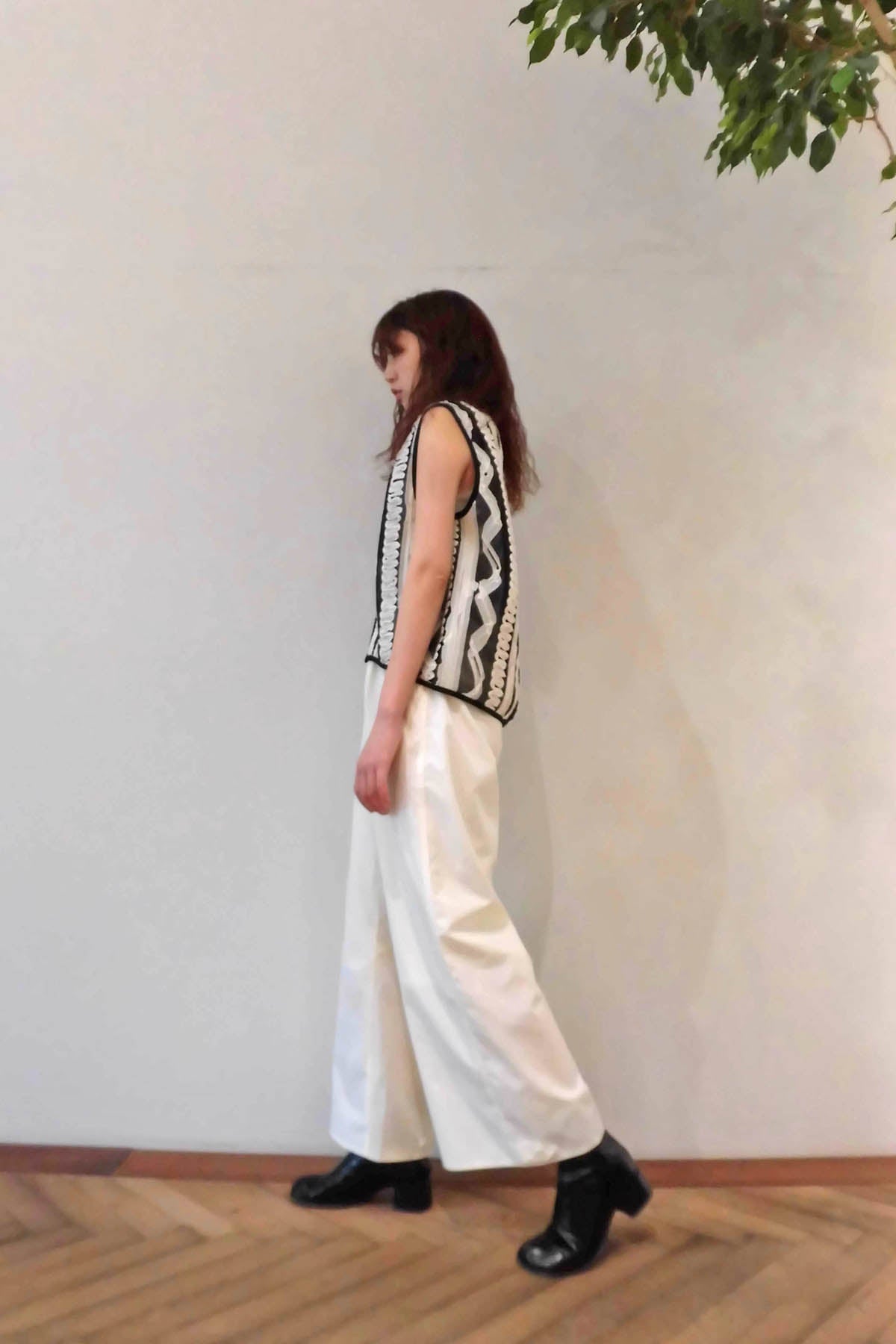 Belt Hem 2WAY Pants