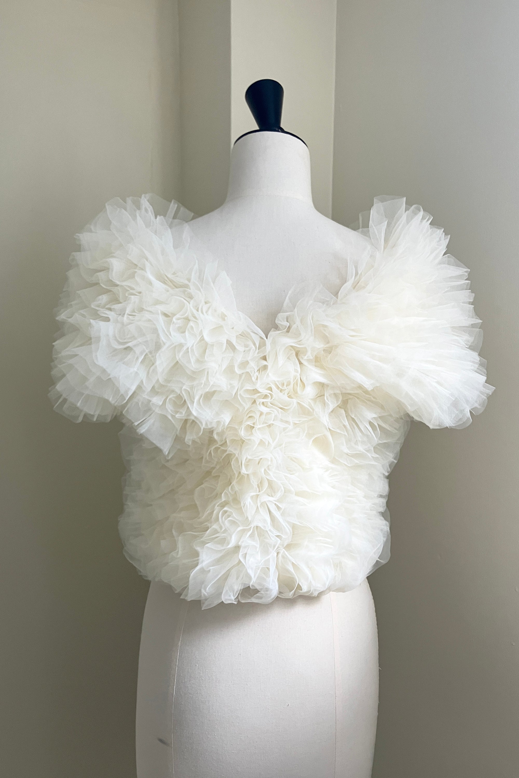 《WEB限定》Tulle Sleeveless Blouse