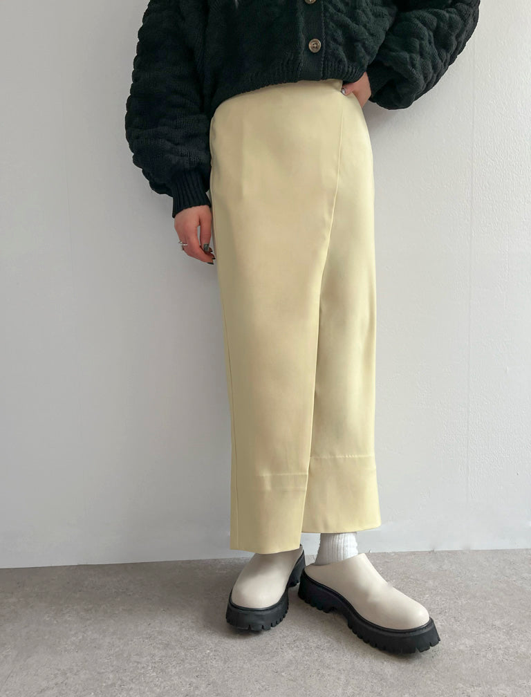 Wrap Skirt  / YELLOW / 156cm