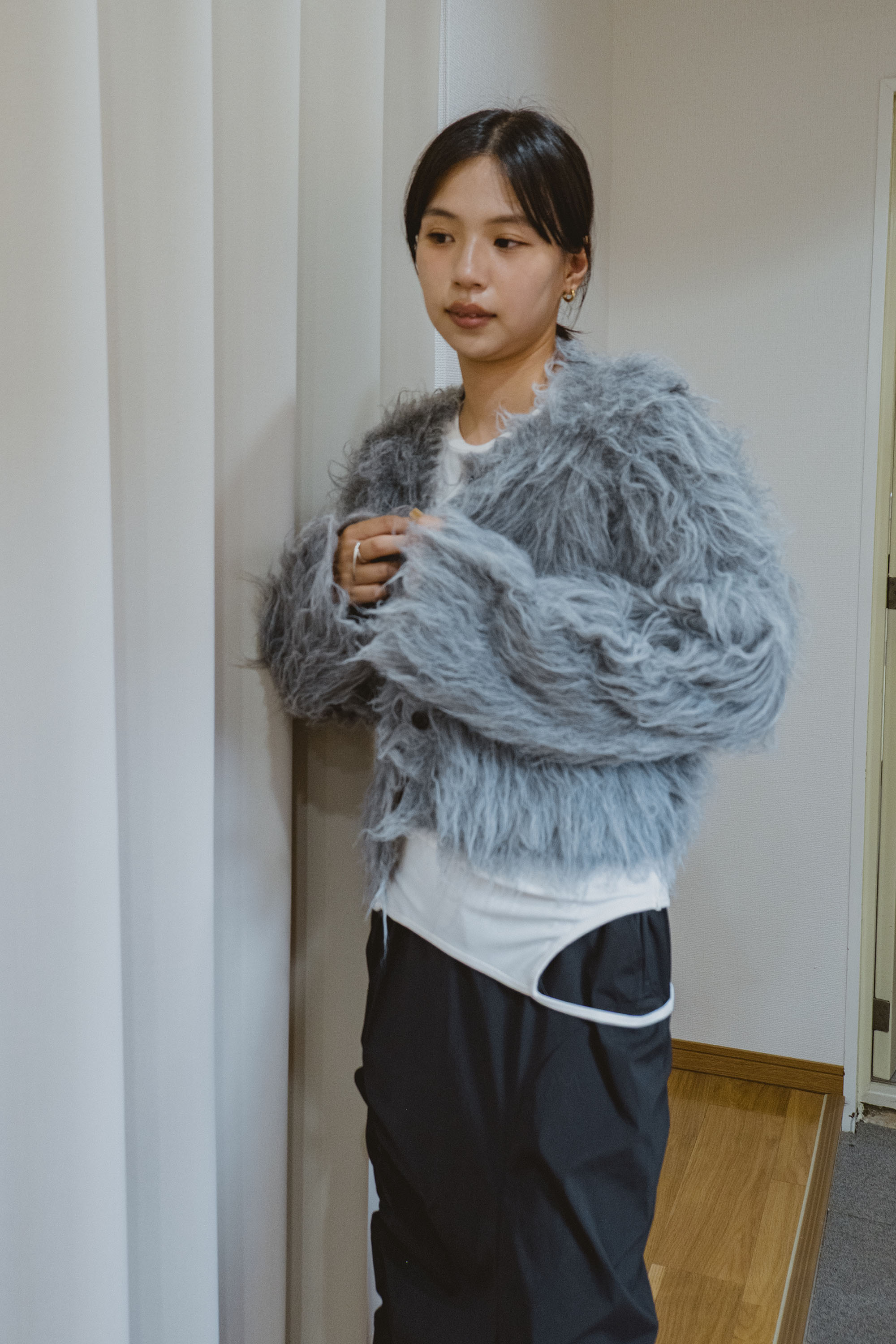 Multi Way Shaggy Cardigan