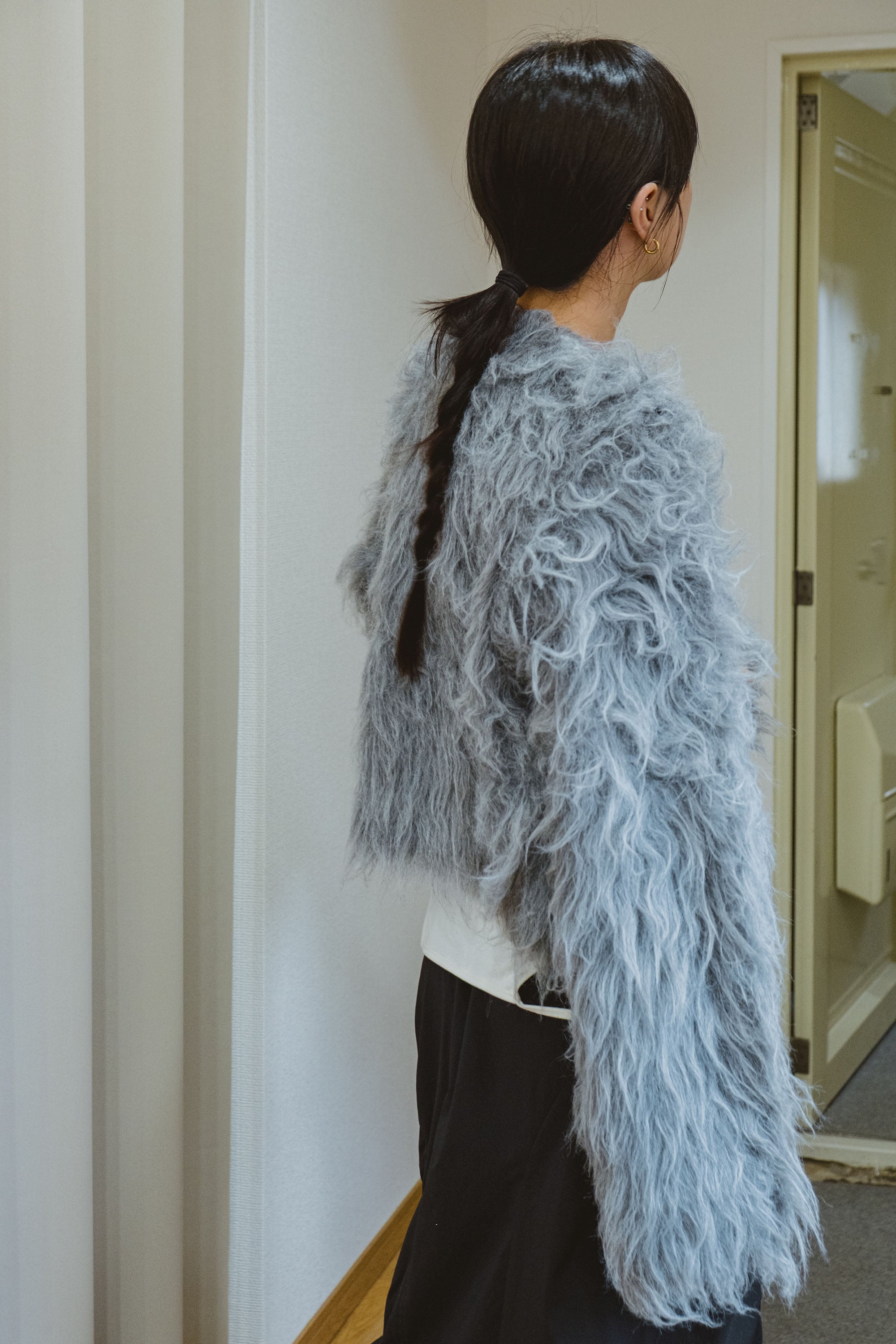 Multi Way Shaggy Cardigan