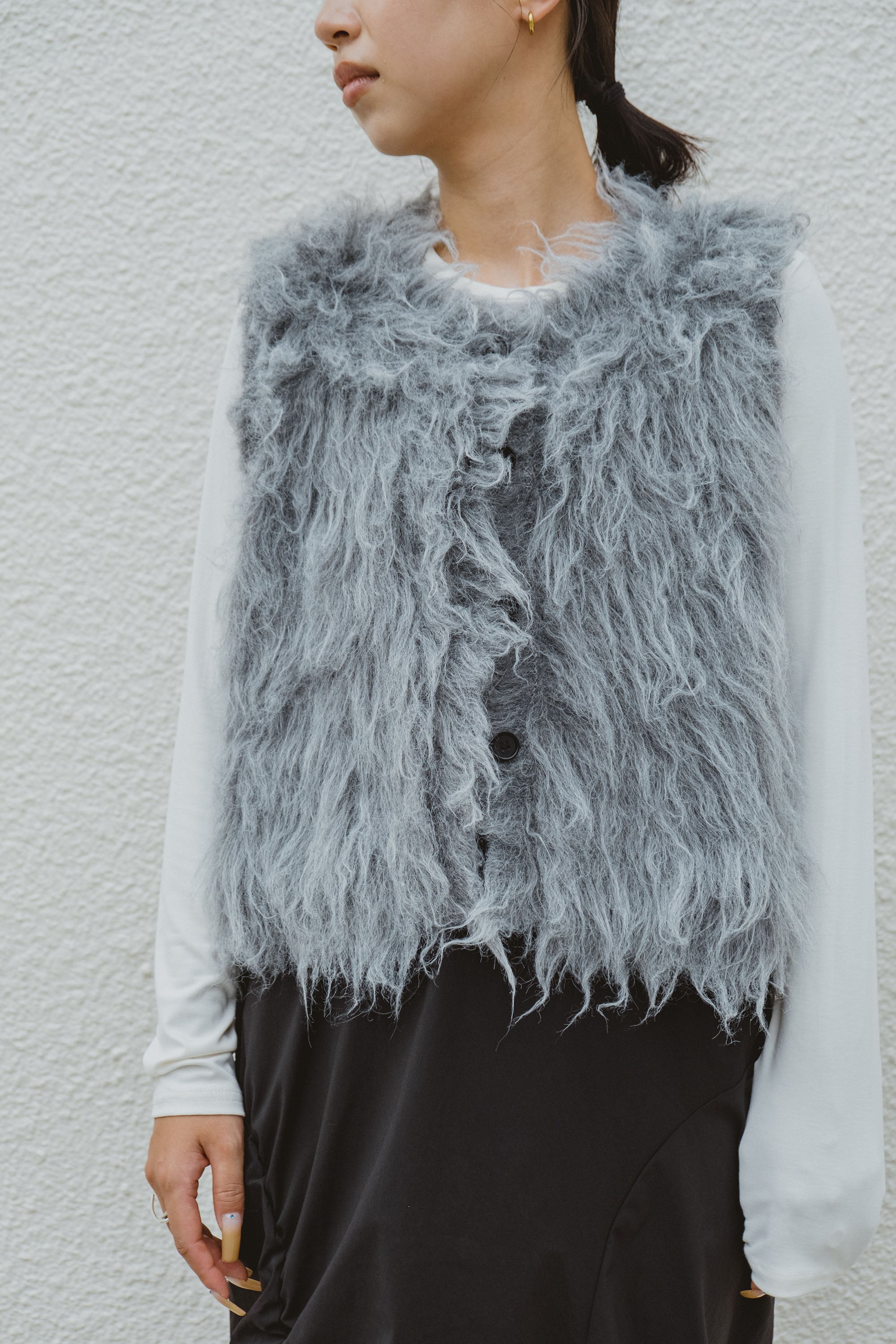 Multi Way Shaggy Cardigan