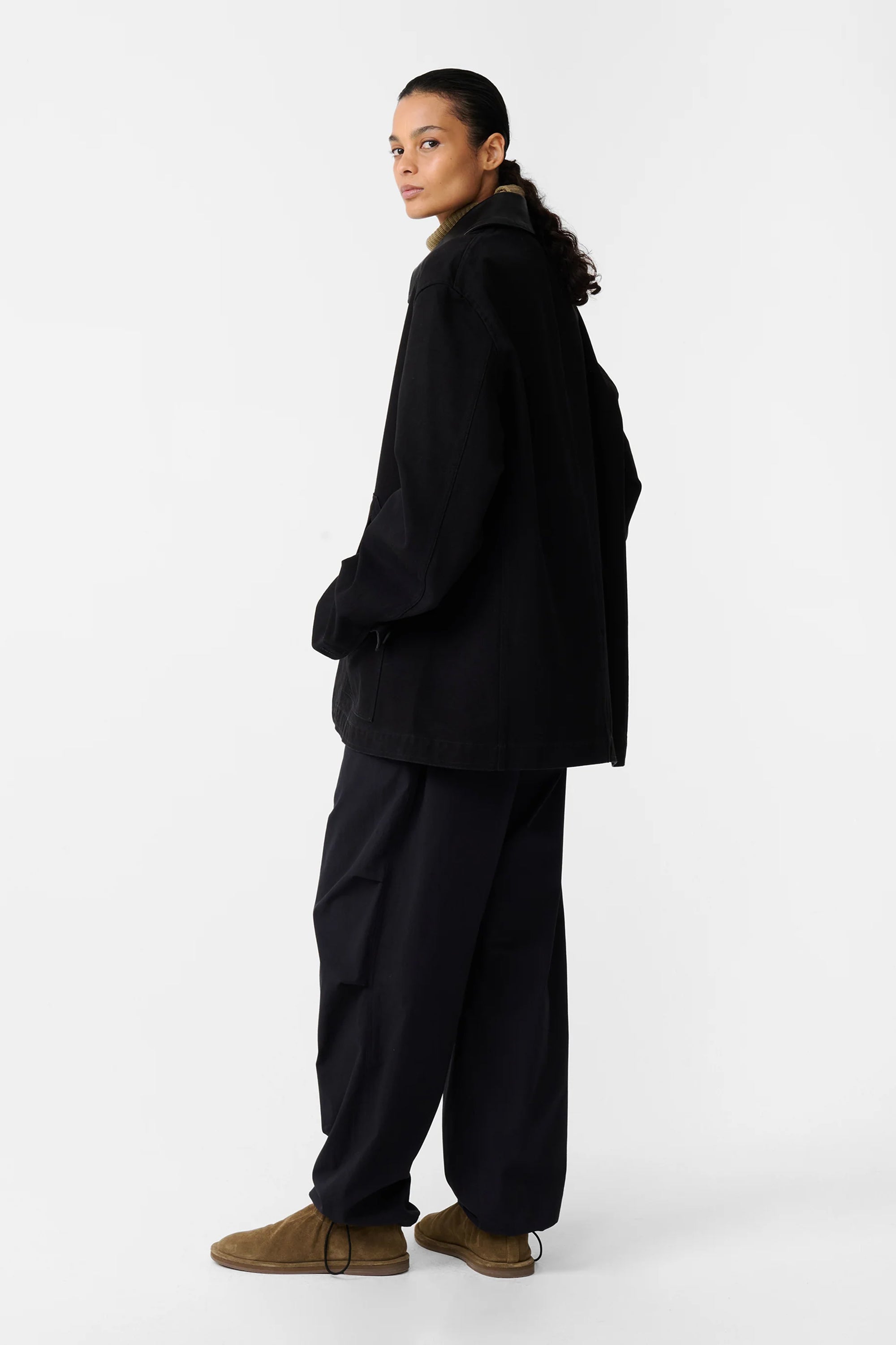 LEADER JACKET IN DARKEST NAVY