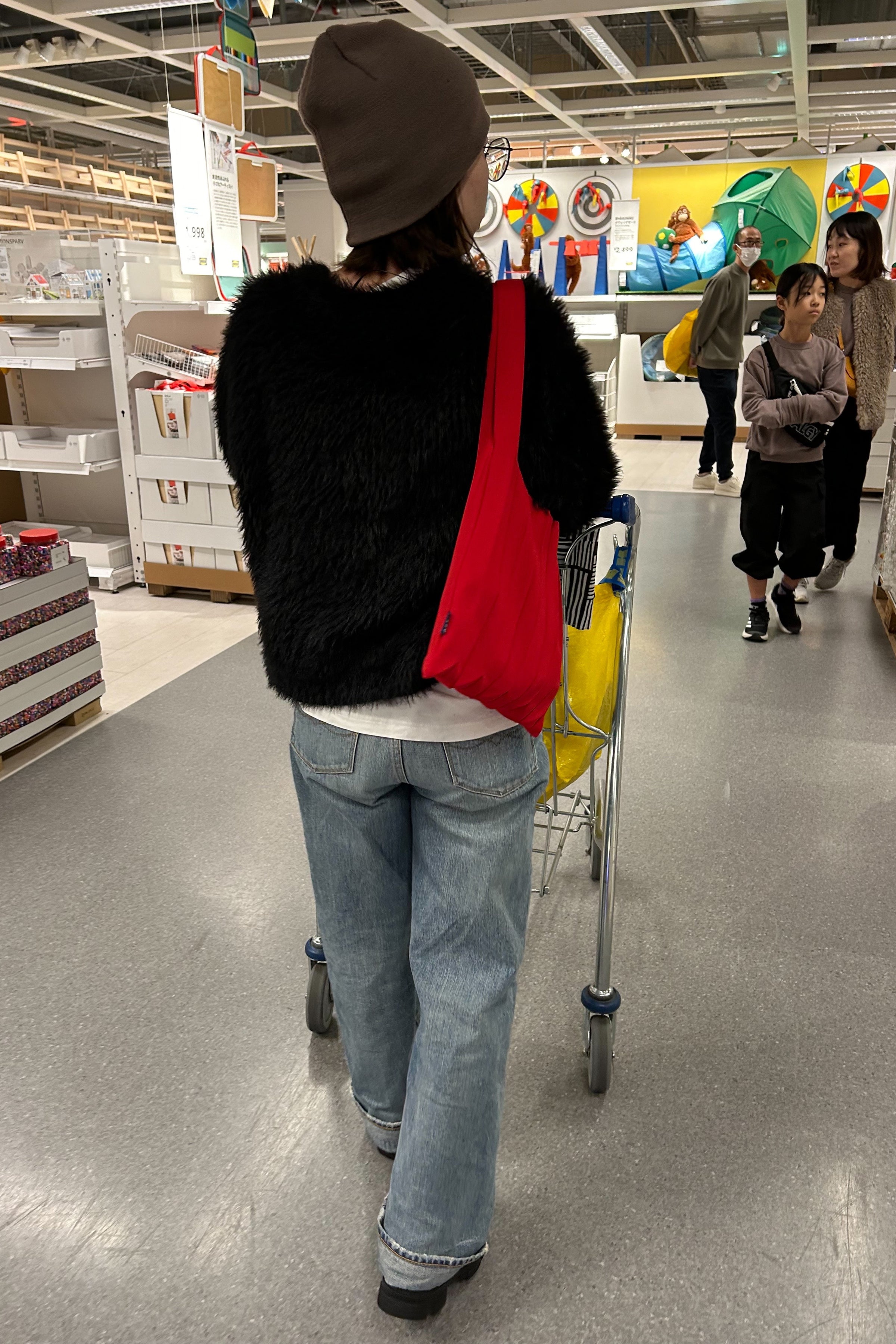 〔oobi!〕 Pleats Knit Bag / Middle