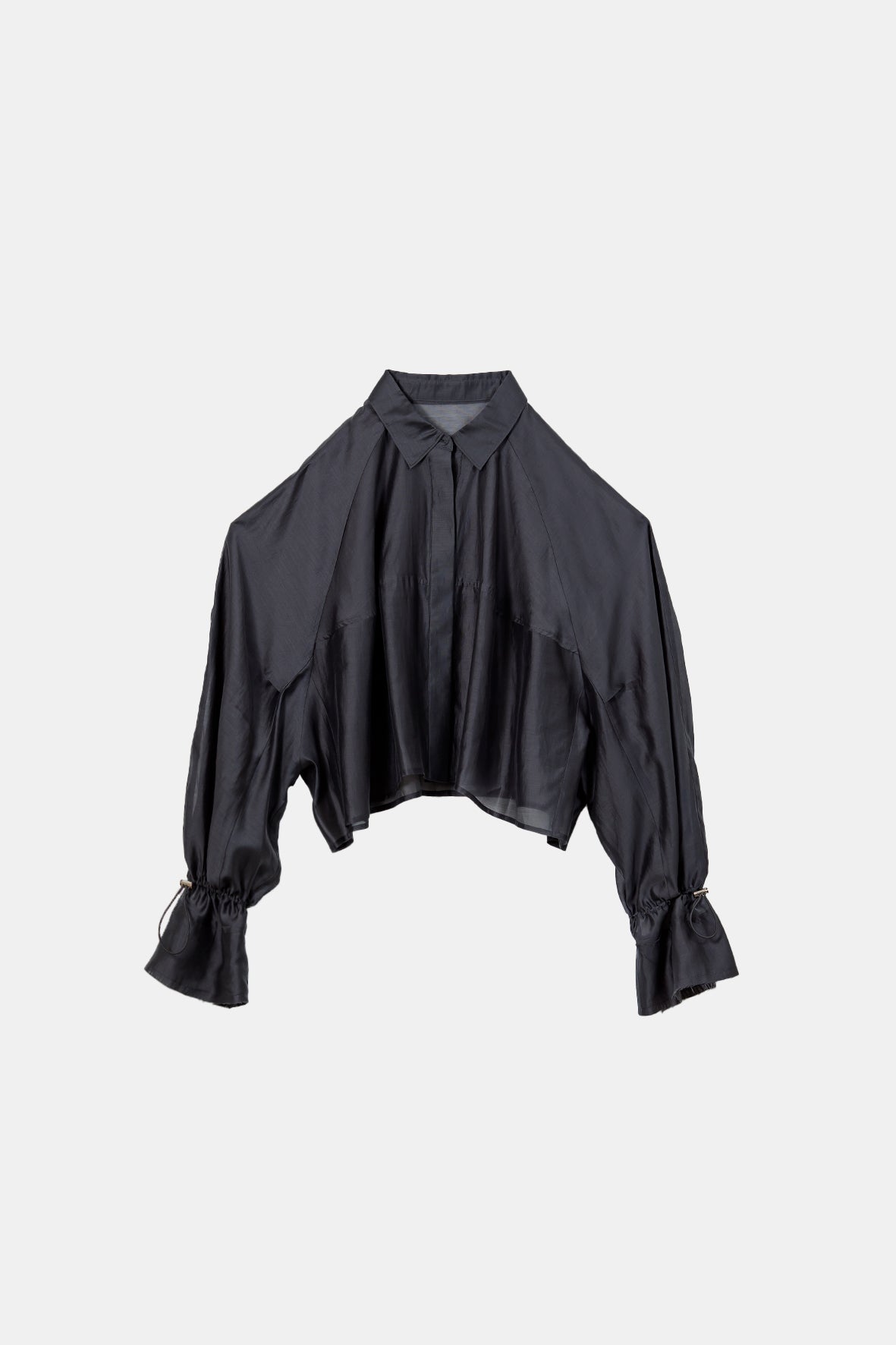 《残り僅か》Sheer Drawsting Shirts
