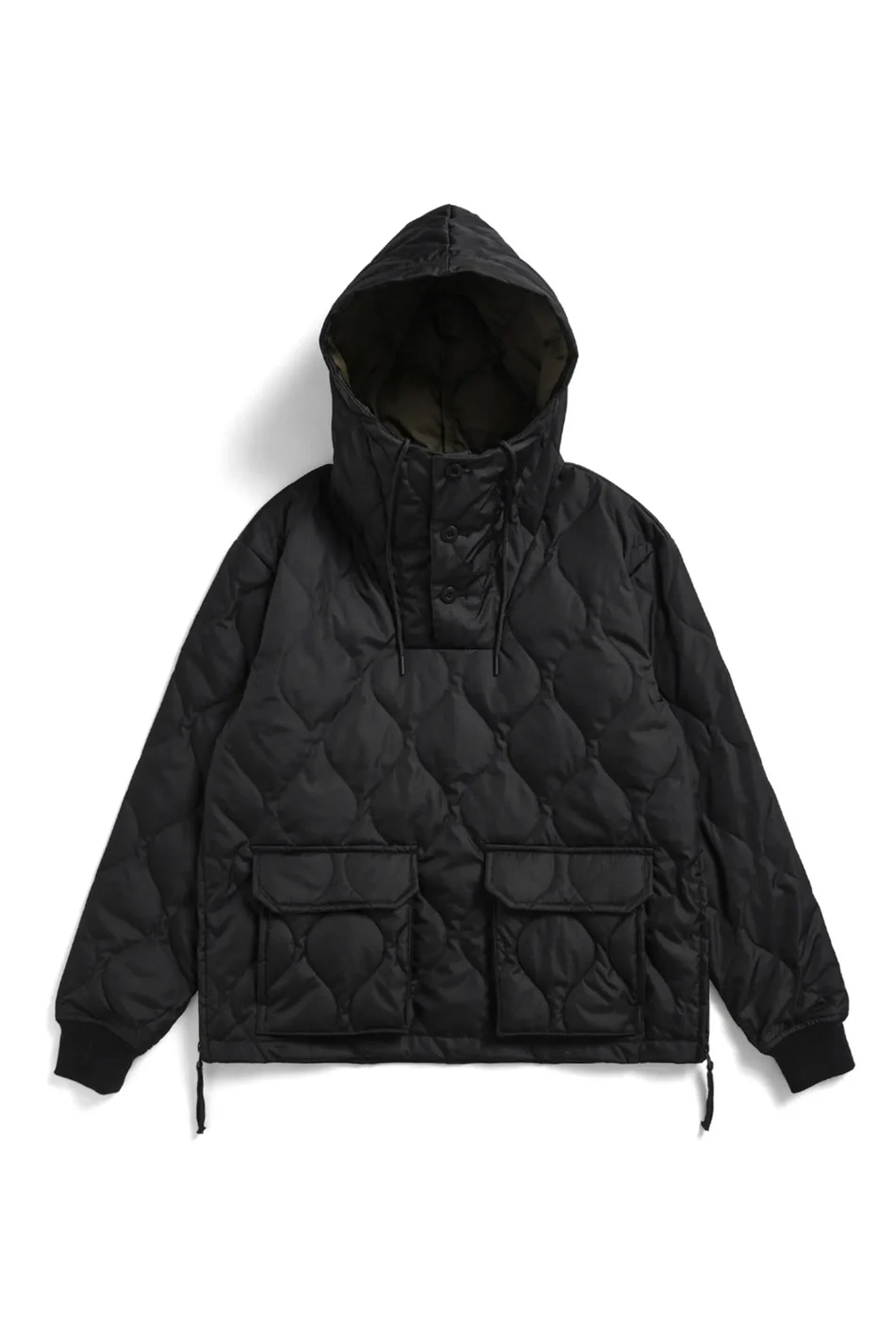 MILITARY PULL OVER DOWN HOODIE