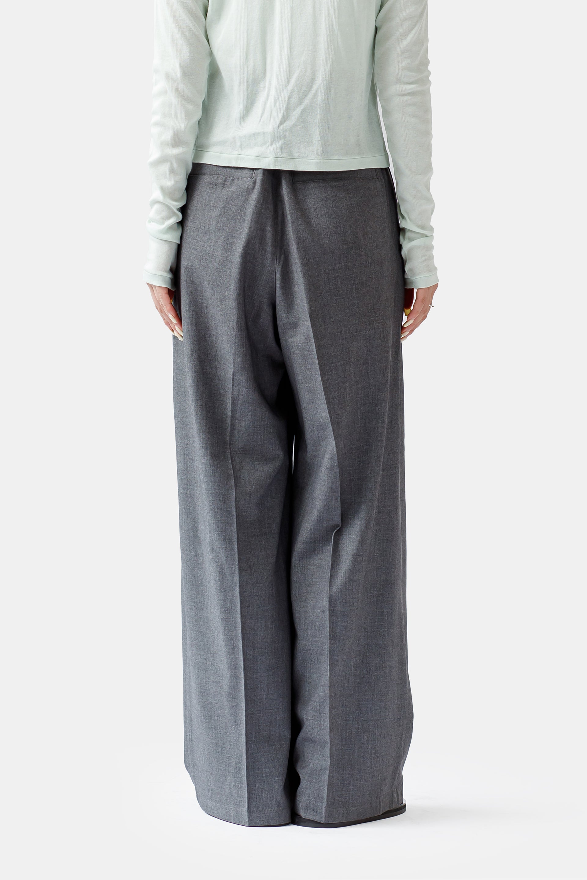 Tuck Wide Pants