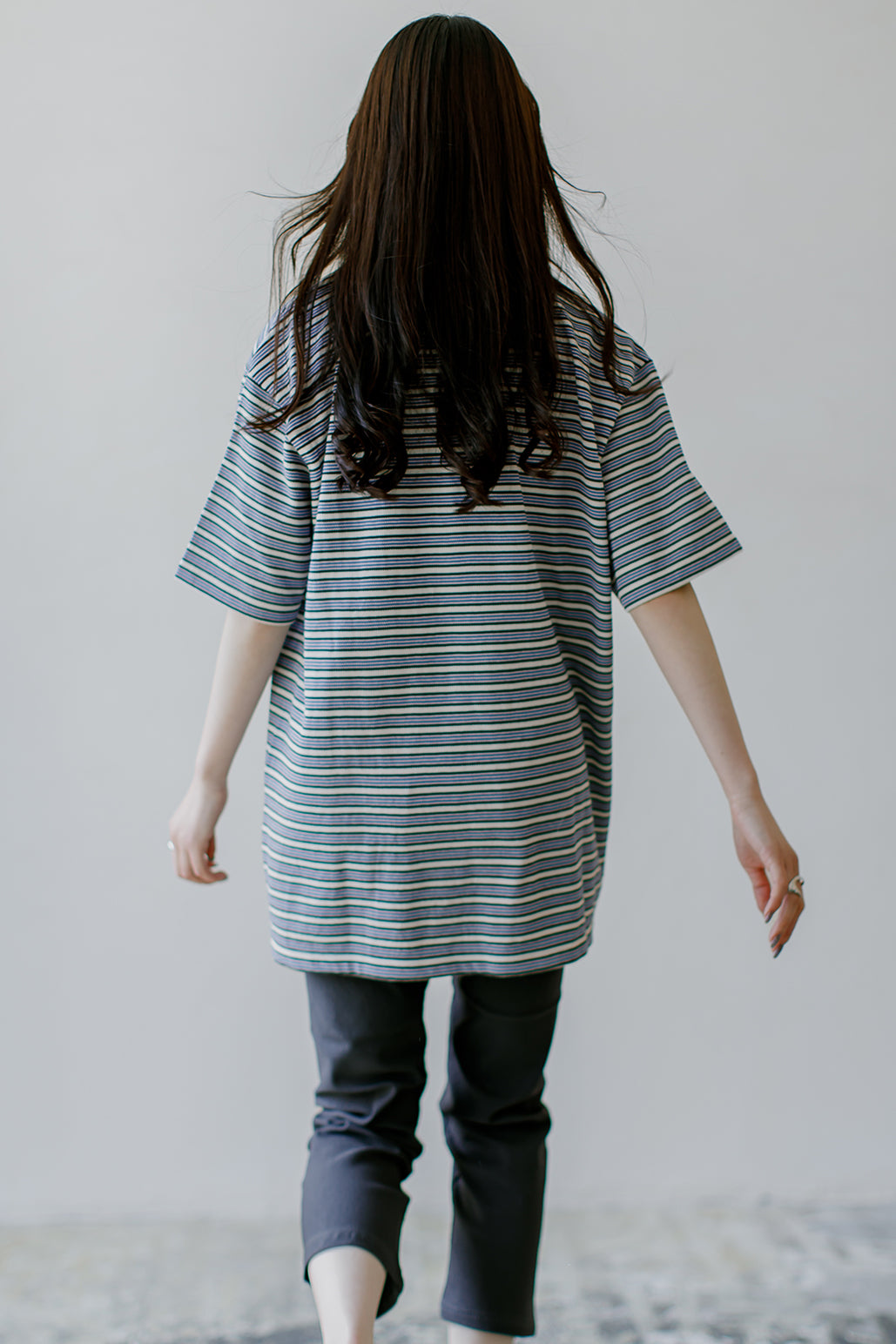 MULTI-PIN STRIPE POLO SHIRT