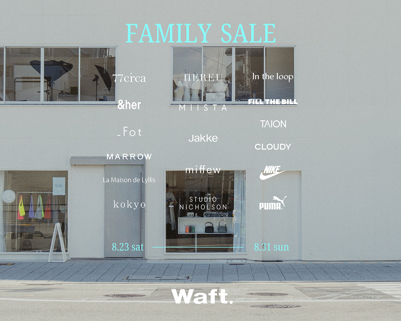 《明日スタート!! / MAX80%OFF | FAMILY SALE》