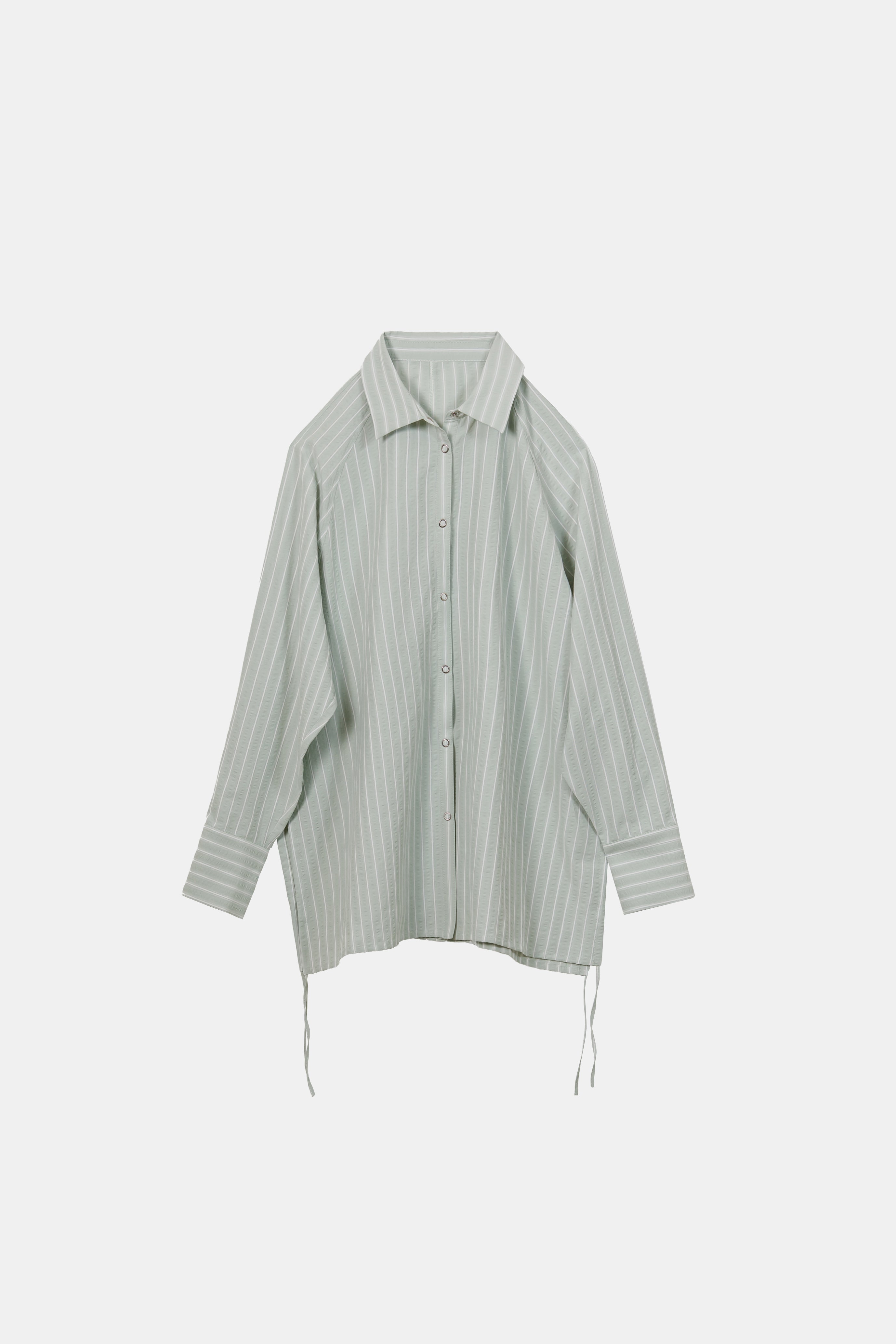Stripe Drawstring Shirts