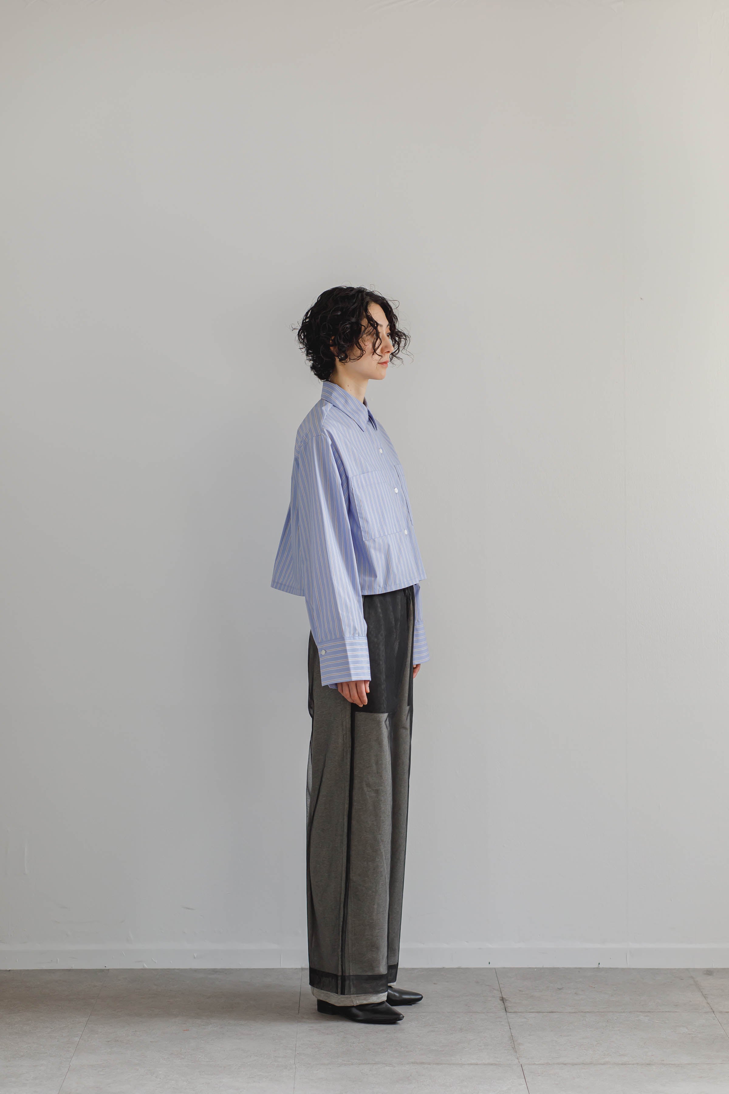 Cropped Stripe Shirts