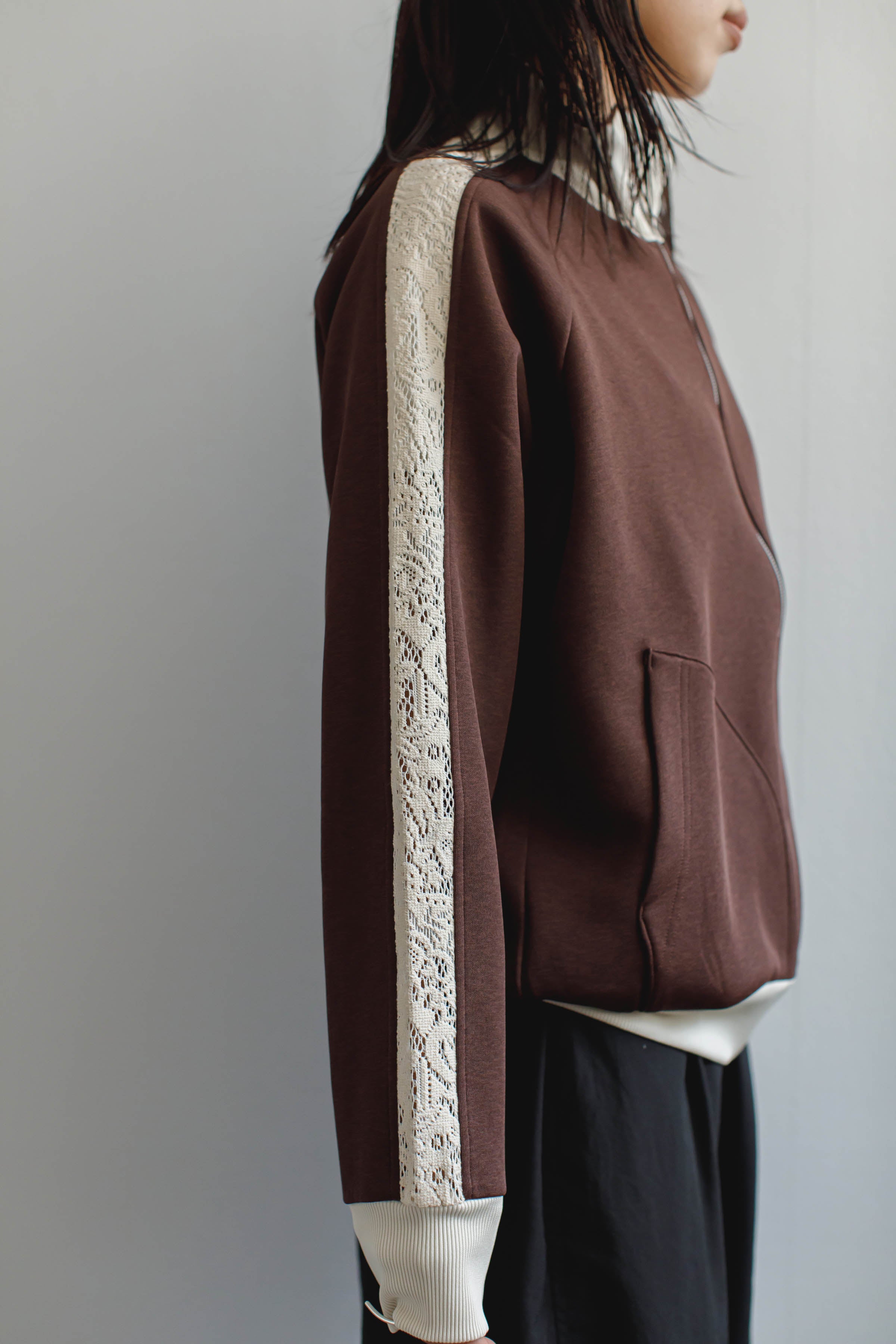 Lace Line Track Jacket