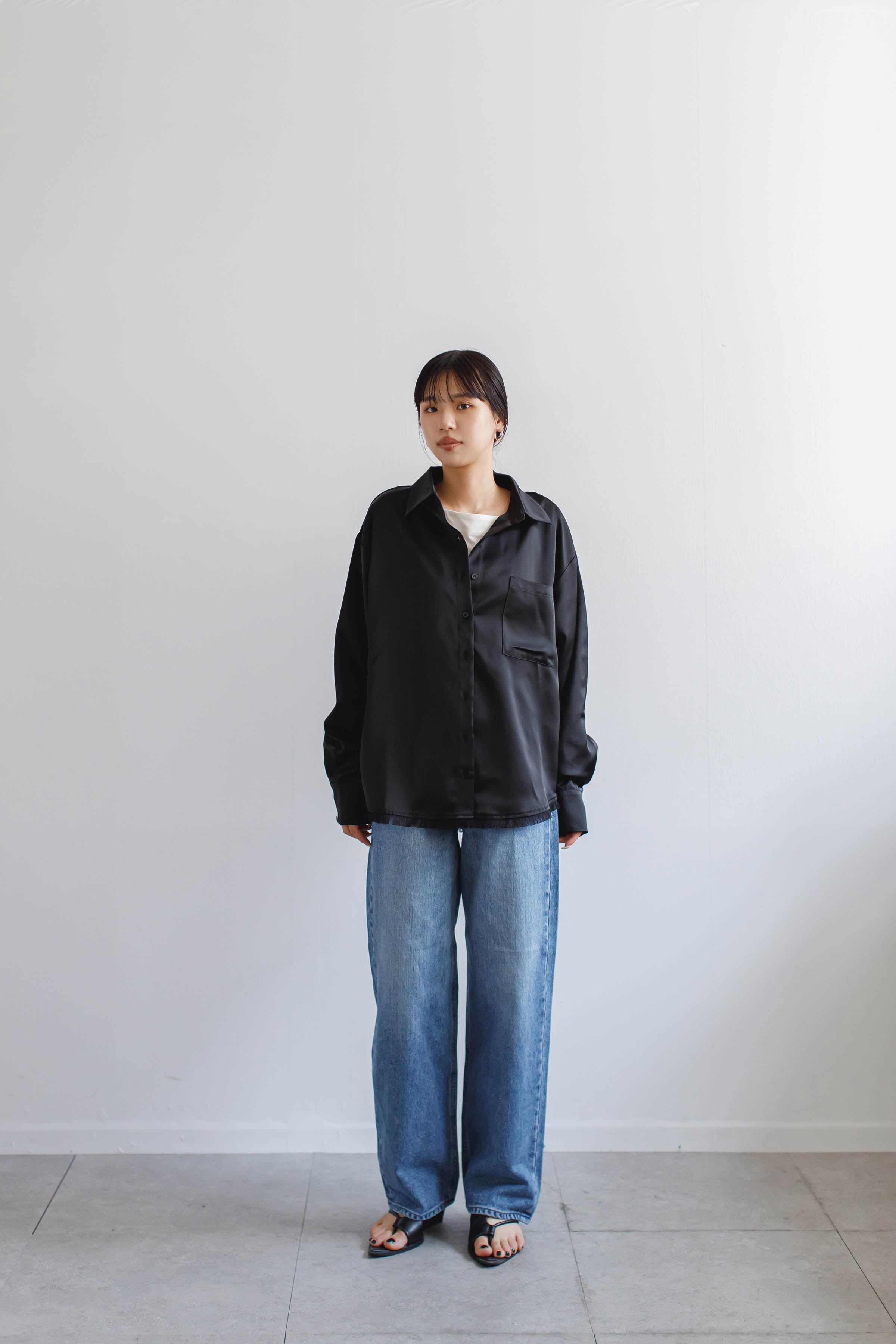 Fringe Satin Shirt［50%OFF］