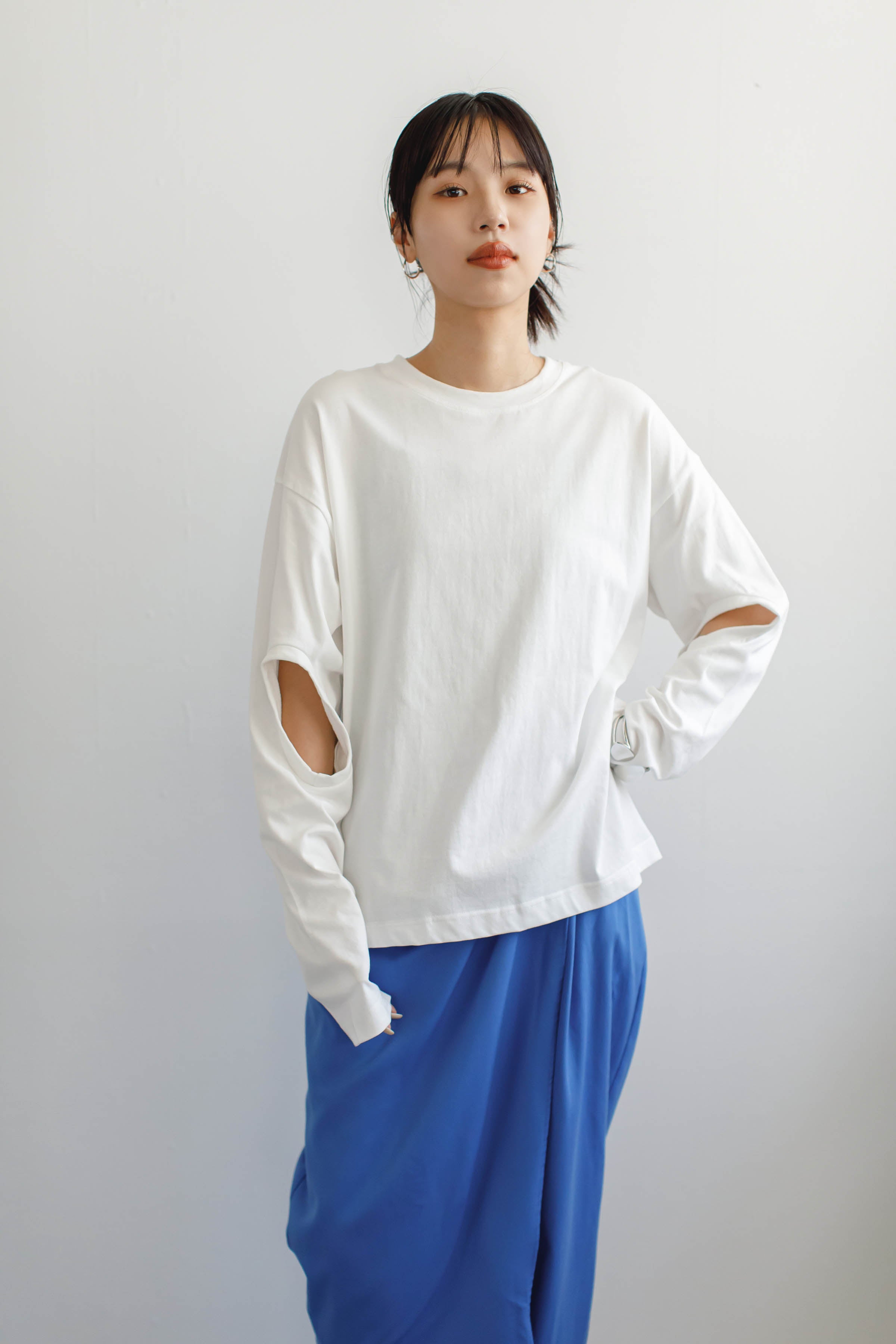 Arm Hole Long T-shirt［50%OFF］