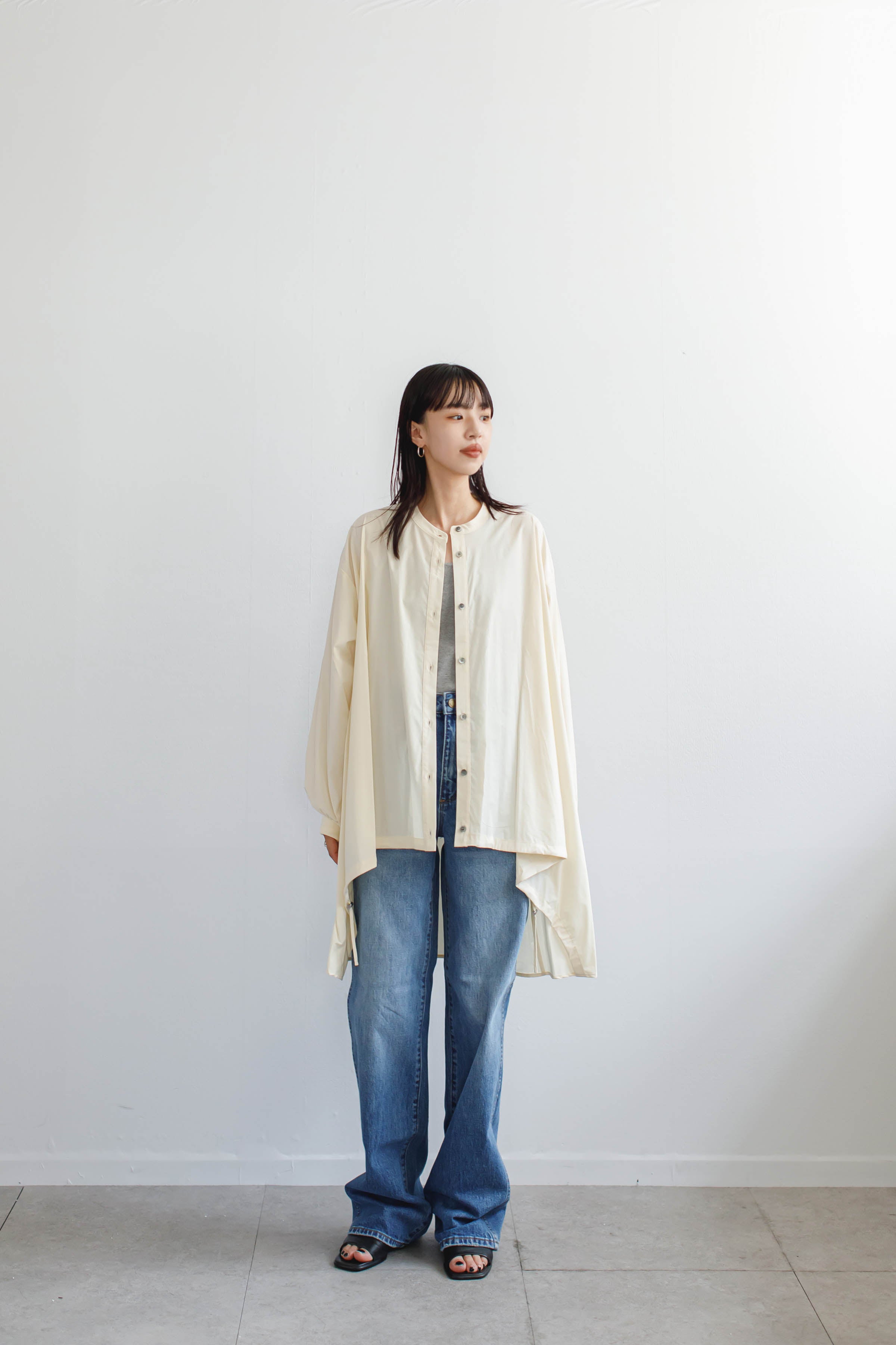 Drawstring Tunic Shirt