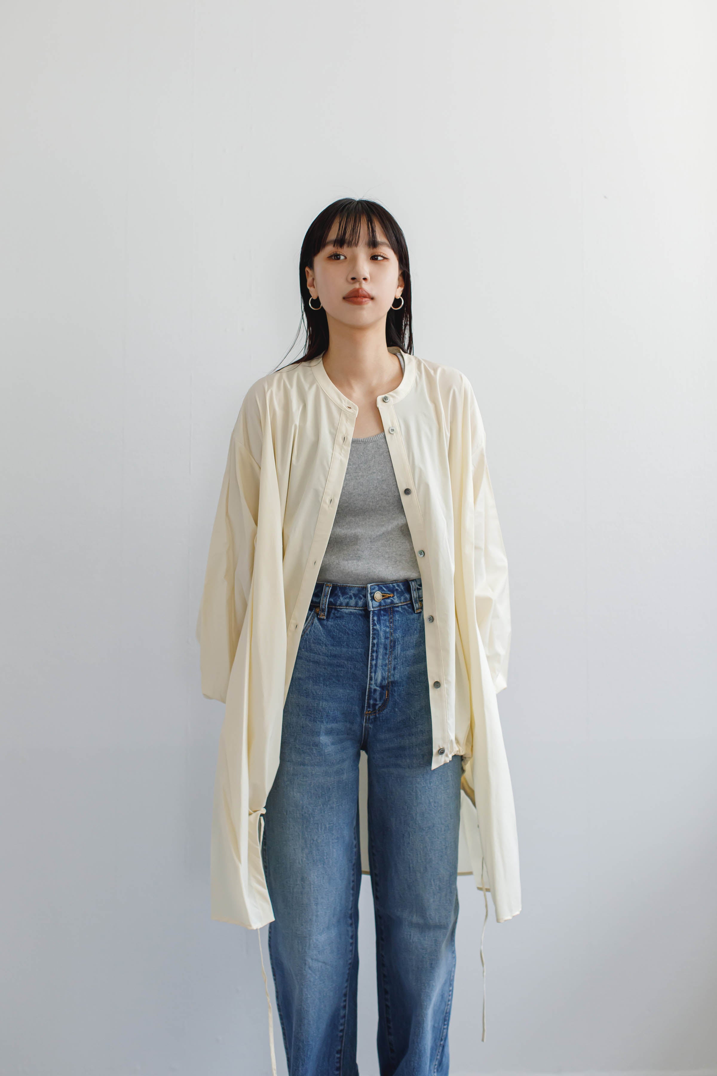 Drawstring Tunic Shirt