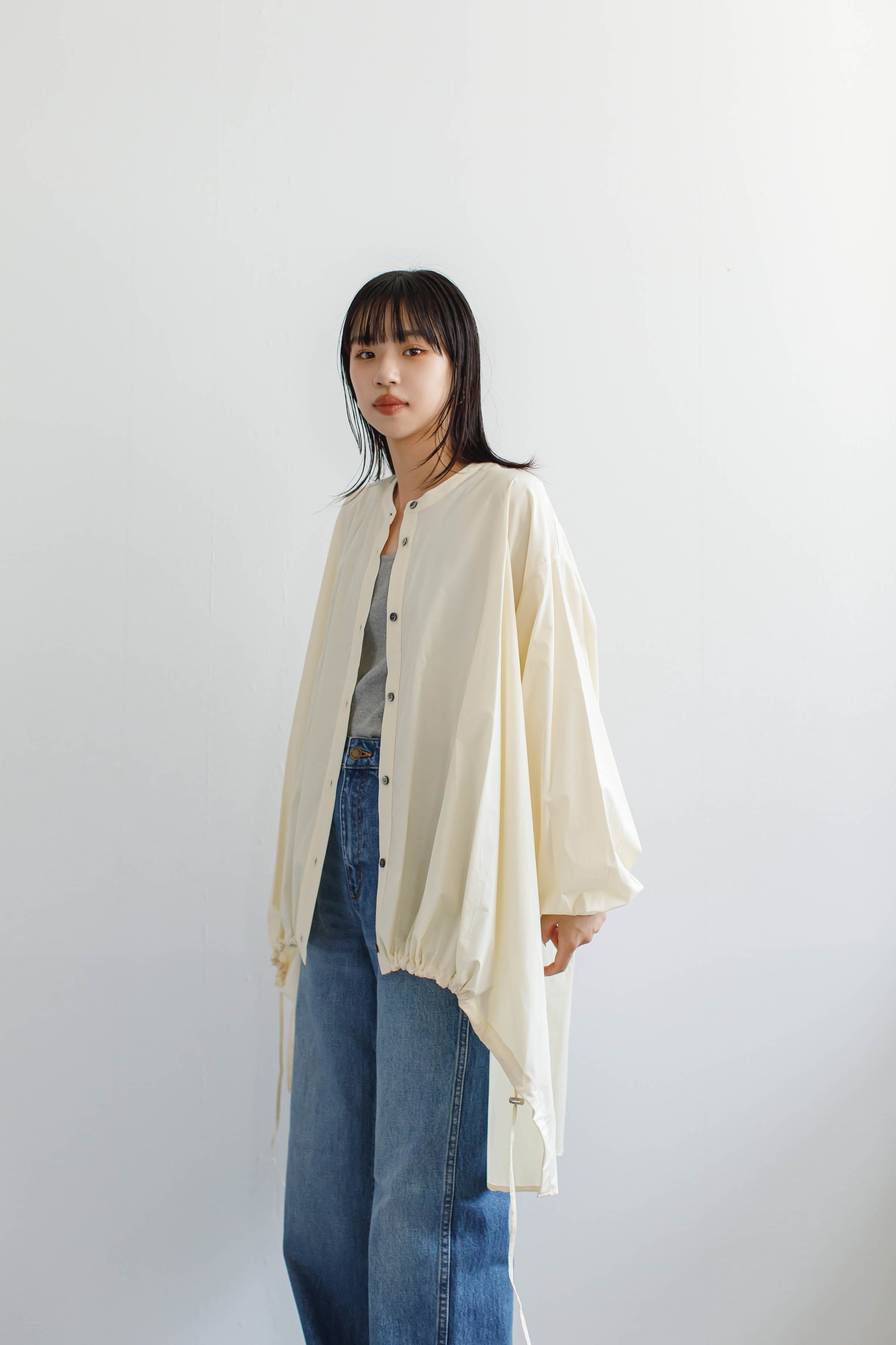 Drawstring Tunic Shirt
