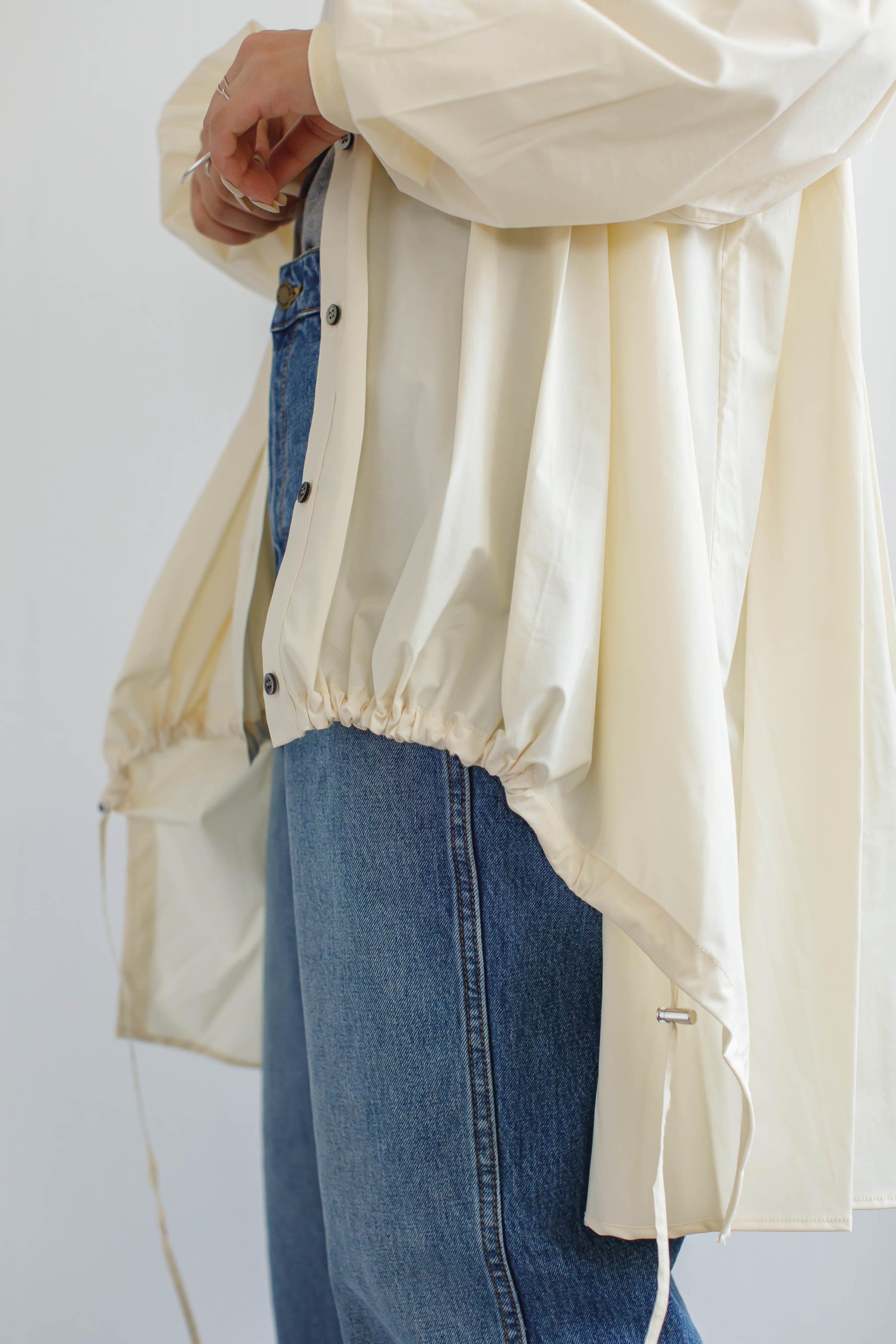 Drawstring Tunic Shirt
