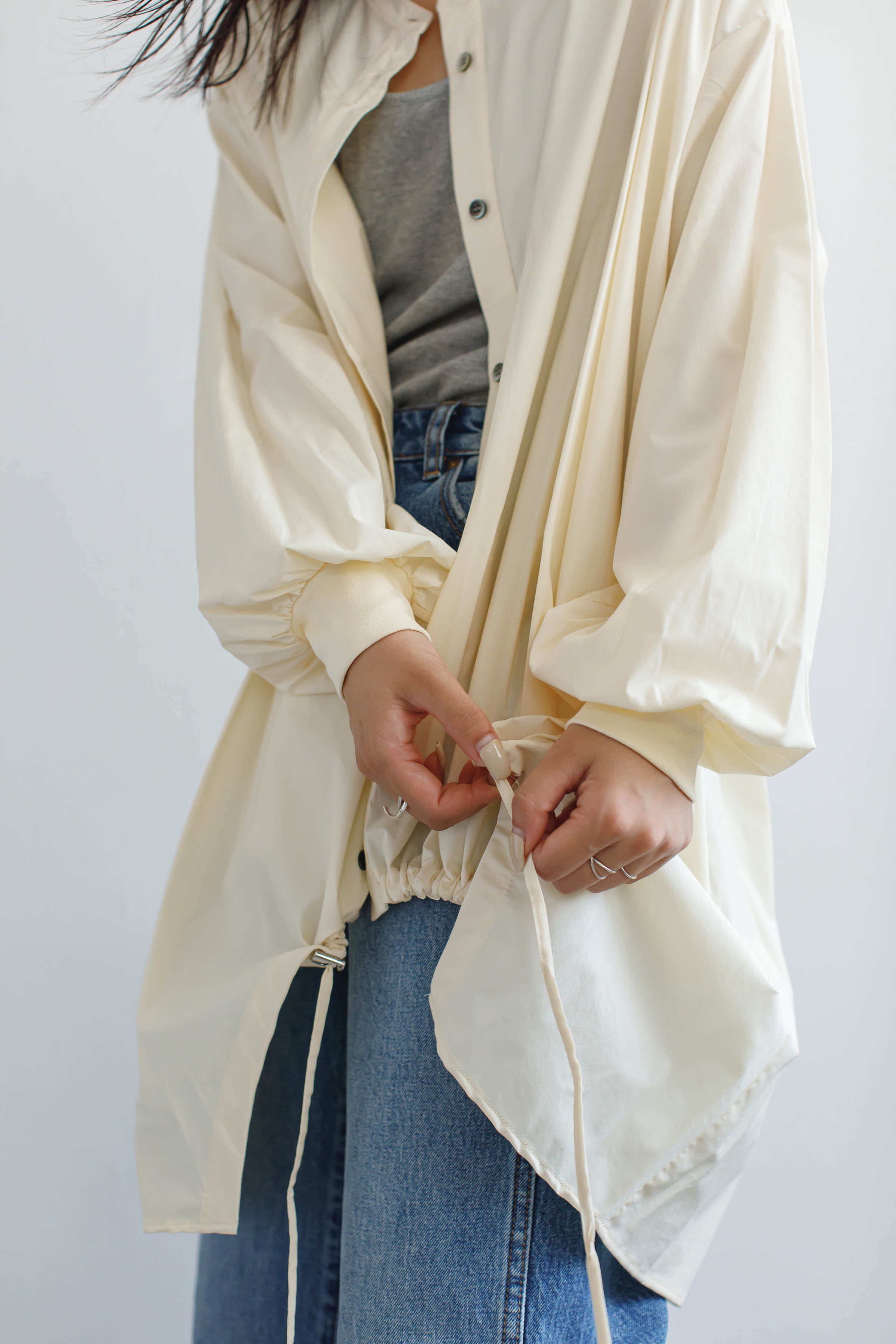 Drawstring Tunic Shirt