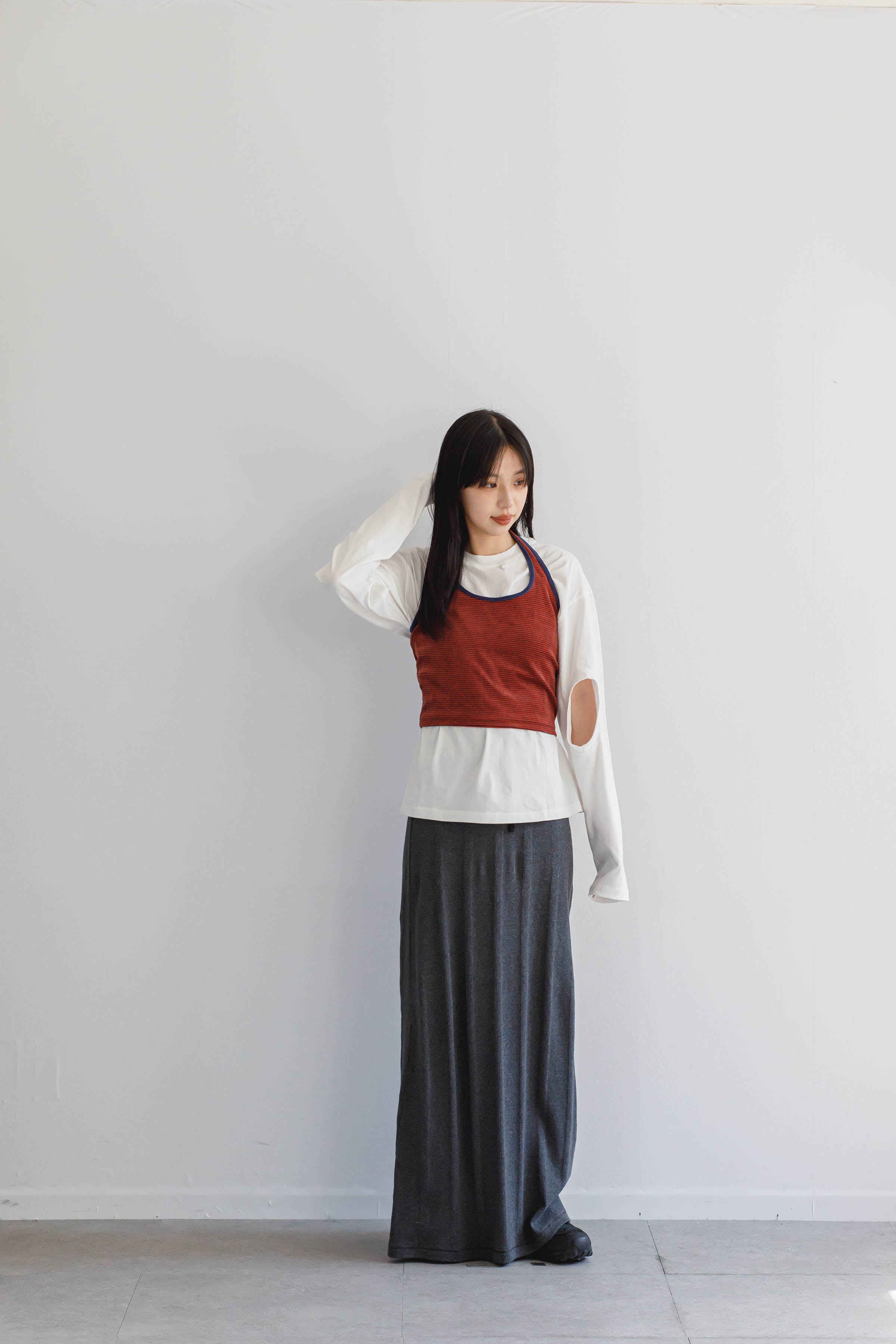 Arm Hole Long T-shirt［50%OFF］