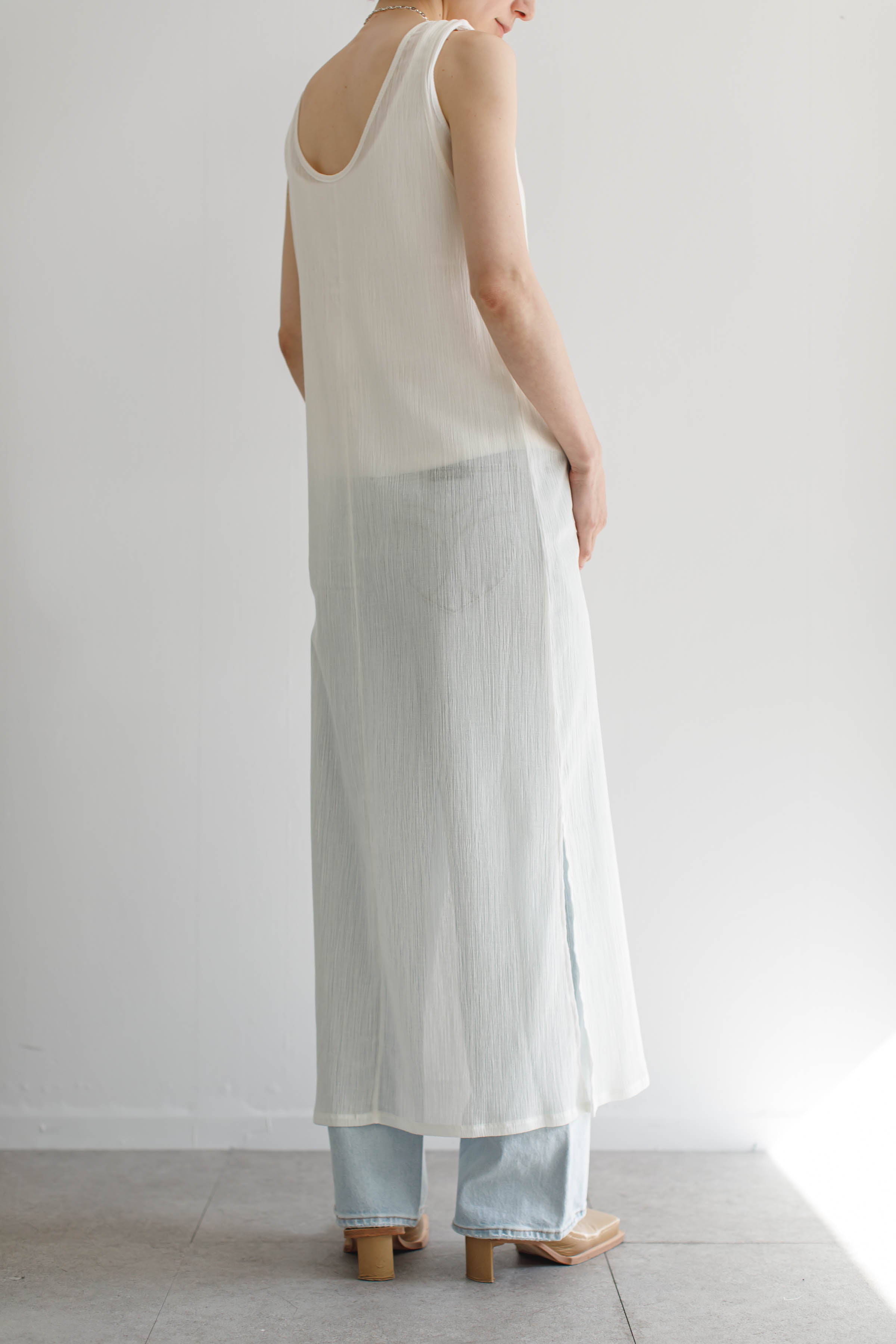 Sheer Crepe One Piece