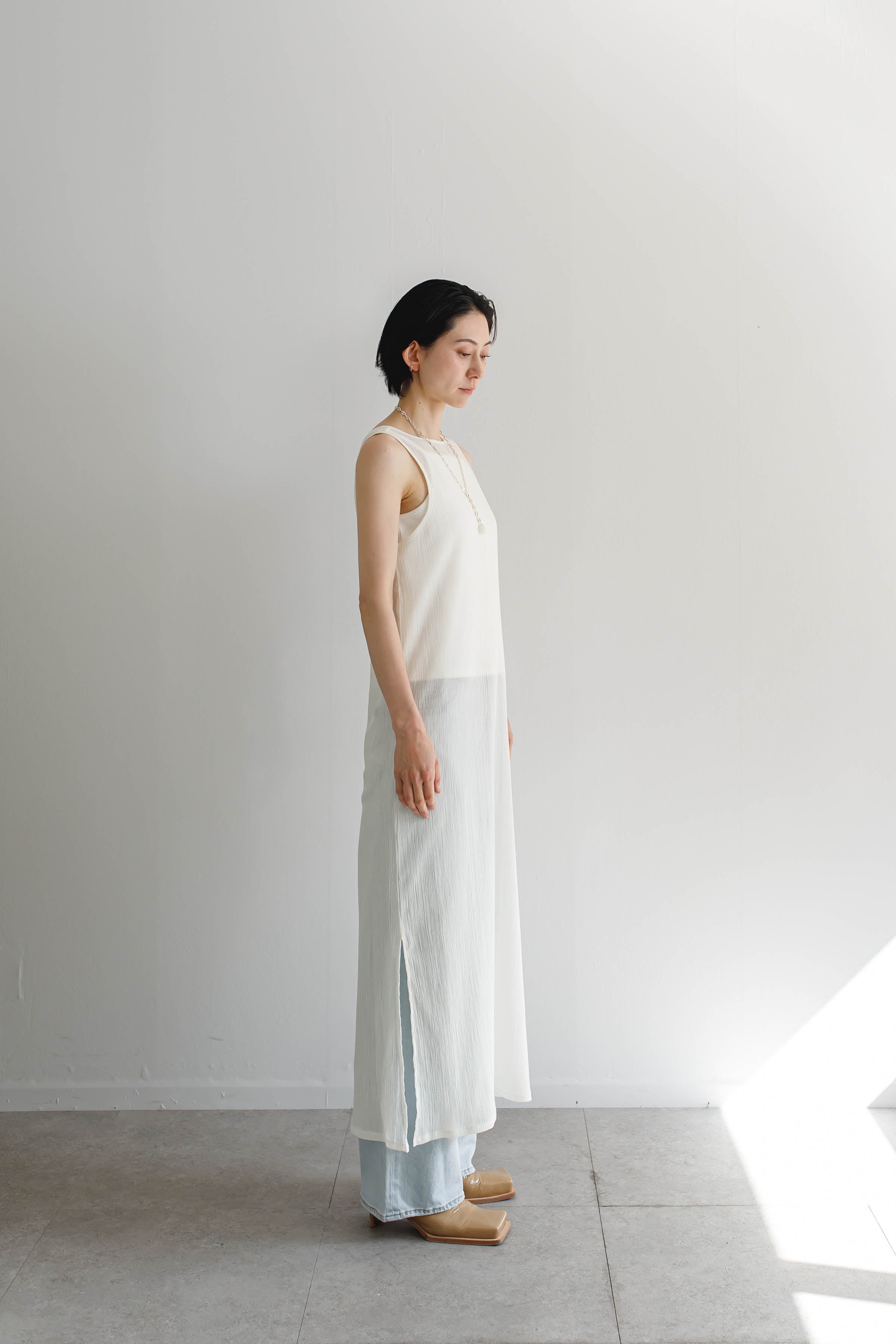 Sheer Crepe One Piece