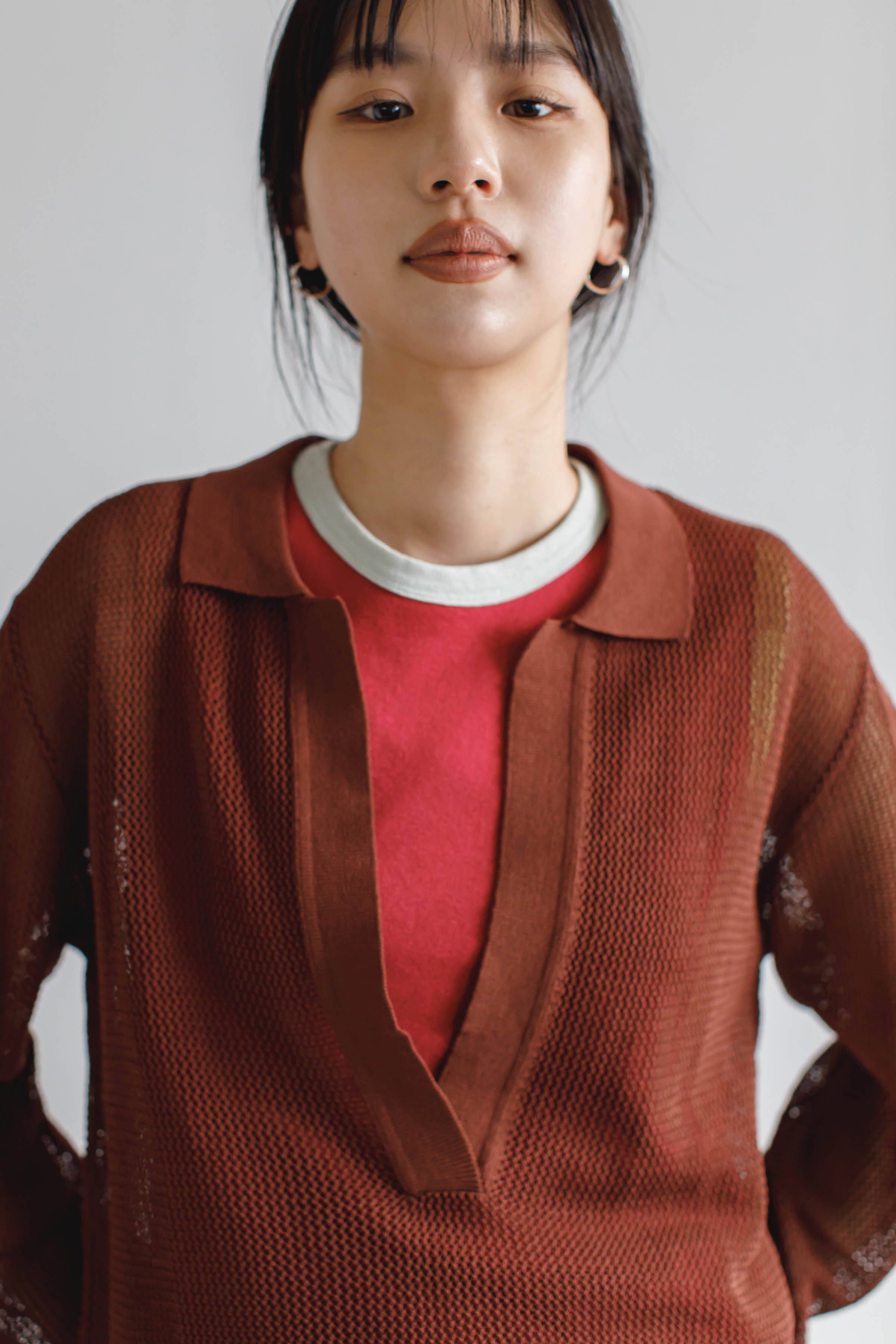 Mesh Skipper Knit